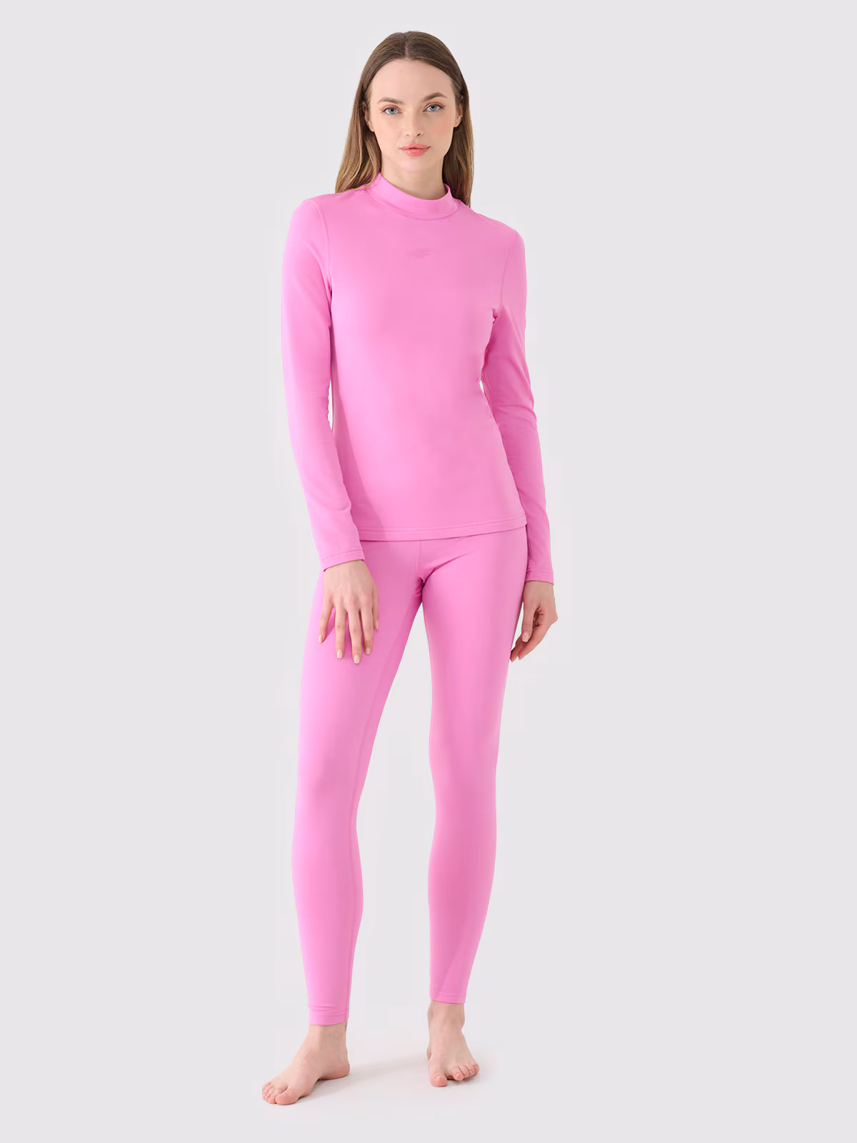 Bielizna termiczna drapana (góra) damska - czarna