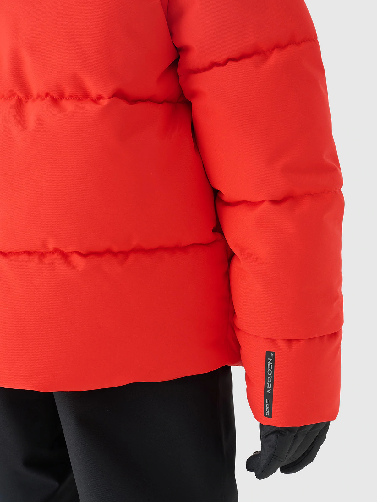 Kurtka narciarska membrana 5000 chłopięca - czerwona