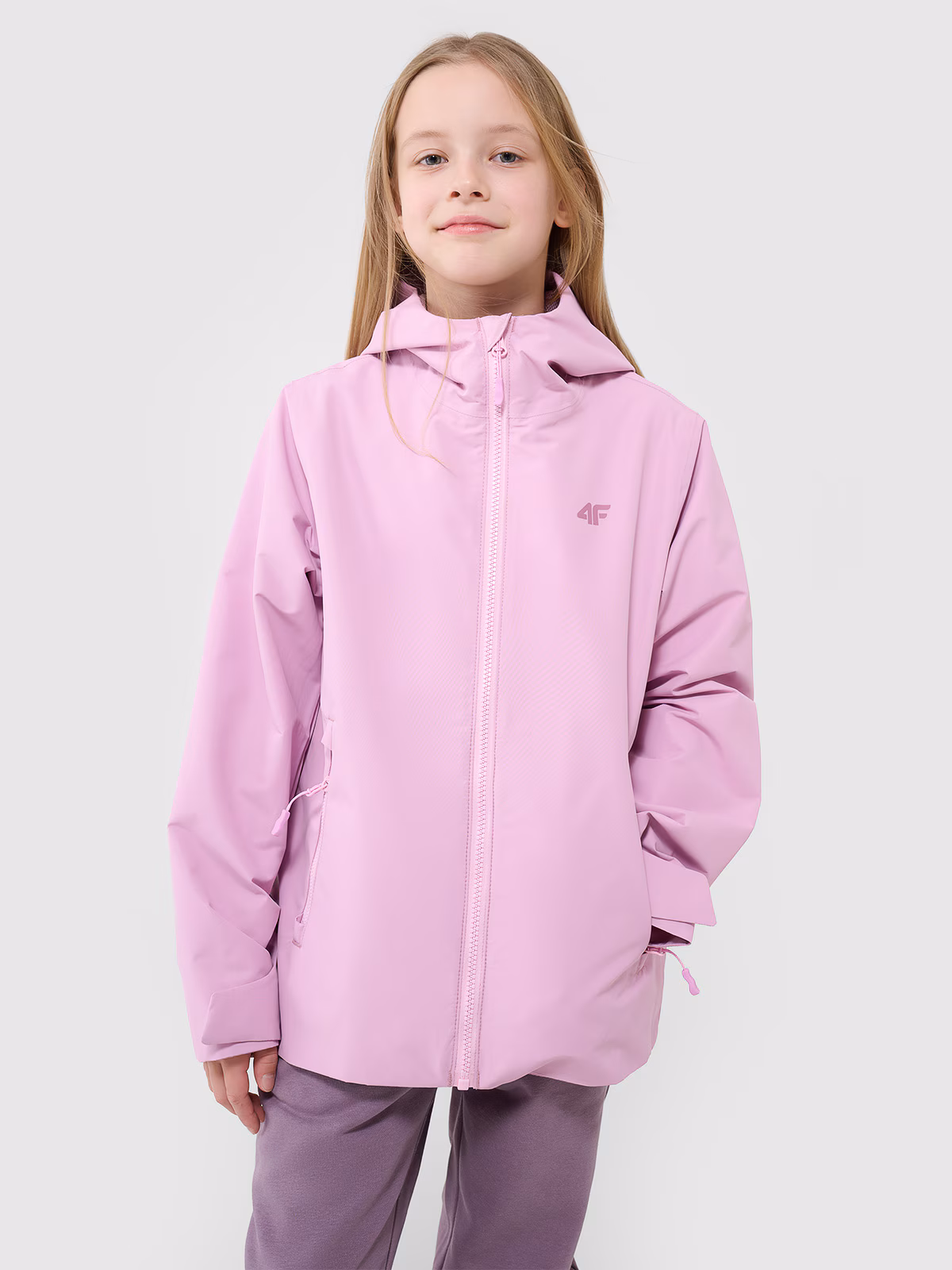 Kurtka przejściowa membrana 5000 dziecięca - czarna