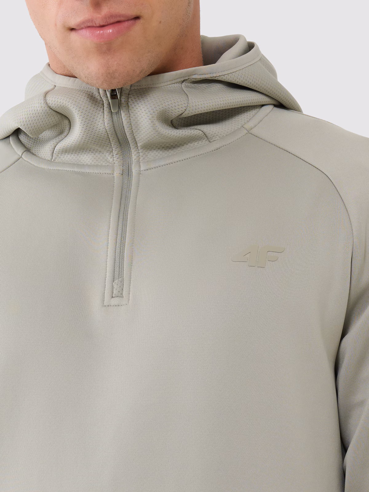 Bluza treningowa regular szybkoschnąca męska - czarna