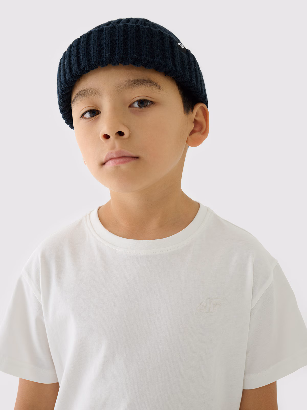 T-shirt gładki (2-pack) dziecięcy - multikolor