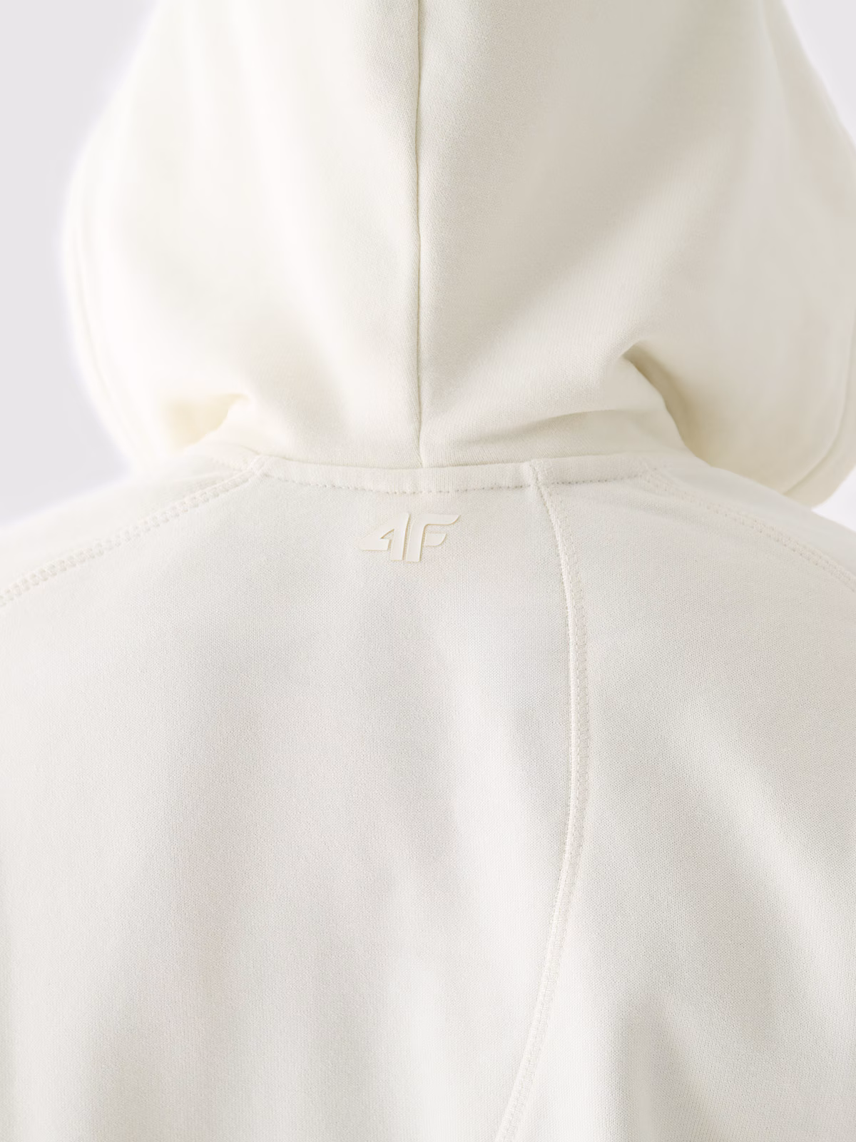 Bluza dresowa z kapturem damska 4F x Anna Lewandowska - beżowa