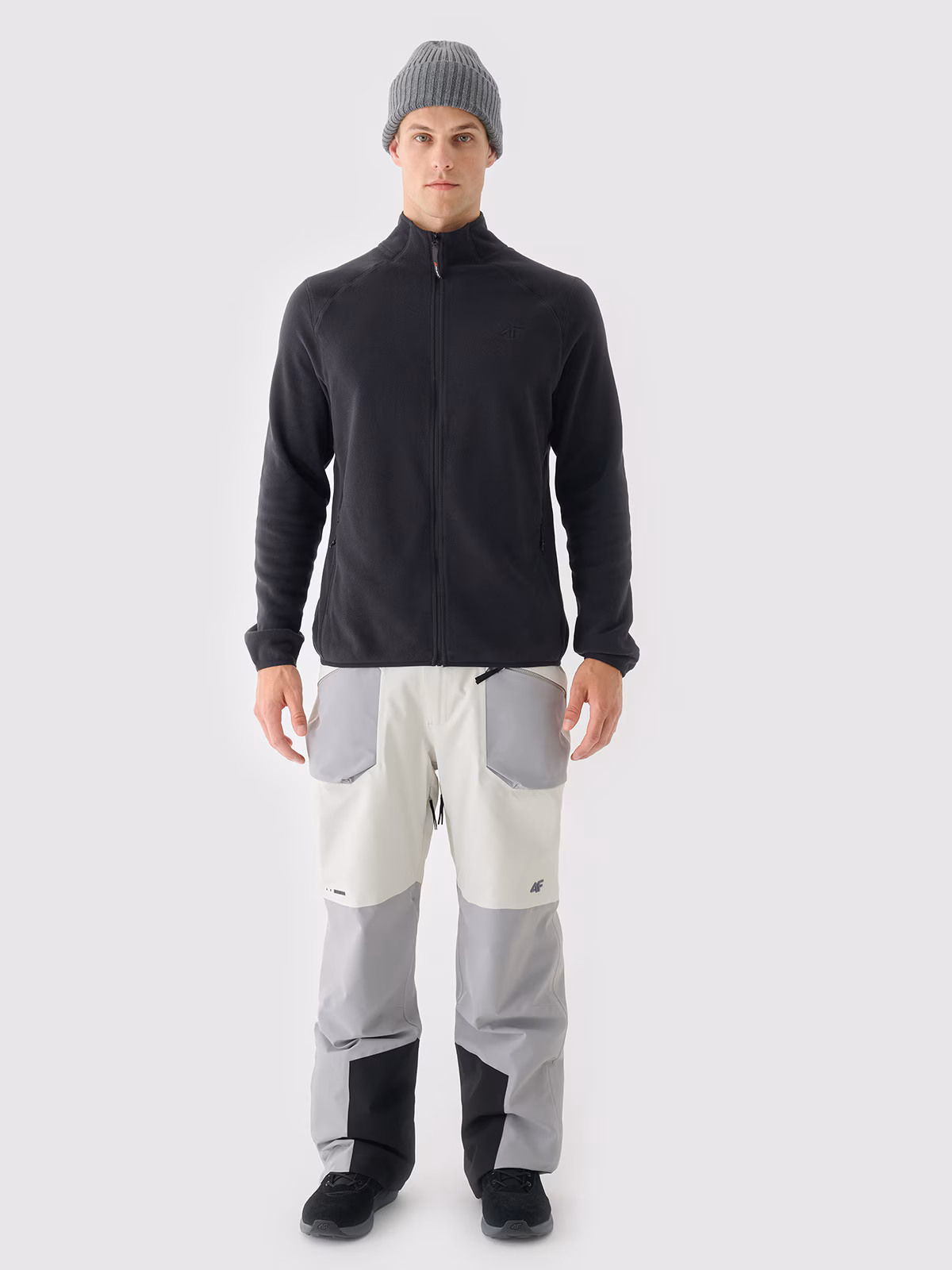 Polar ze stójką regular męski - czarny