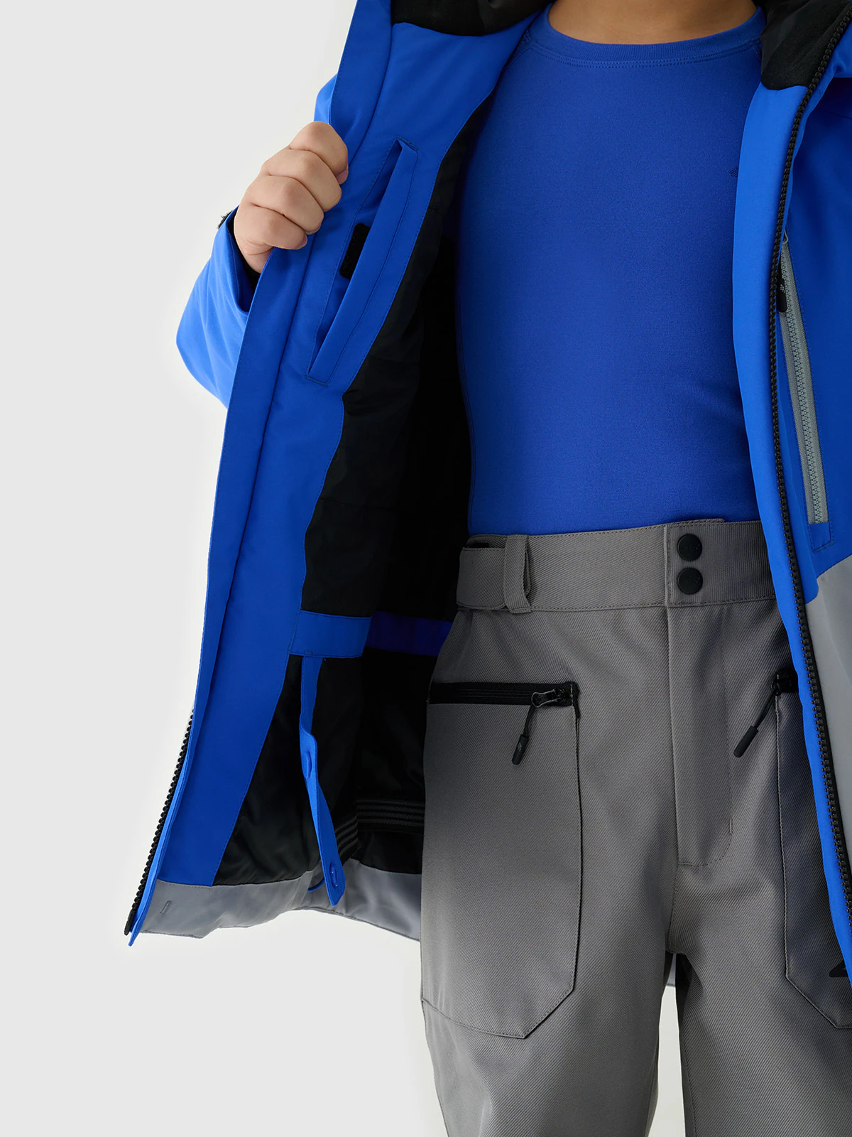 Kurtka narciarska membrana 10000 chłopięca - zielona