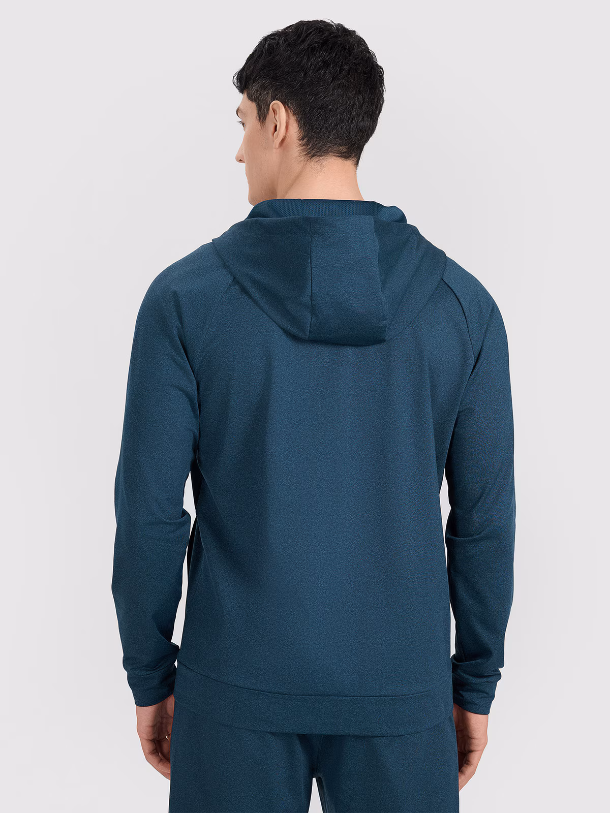 Bluza treningowa regular szybkoschnąca męska - granatowa