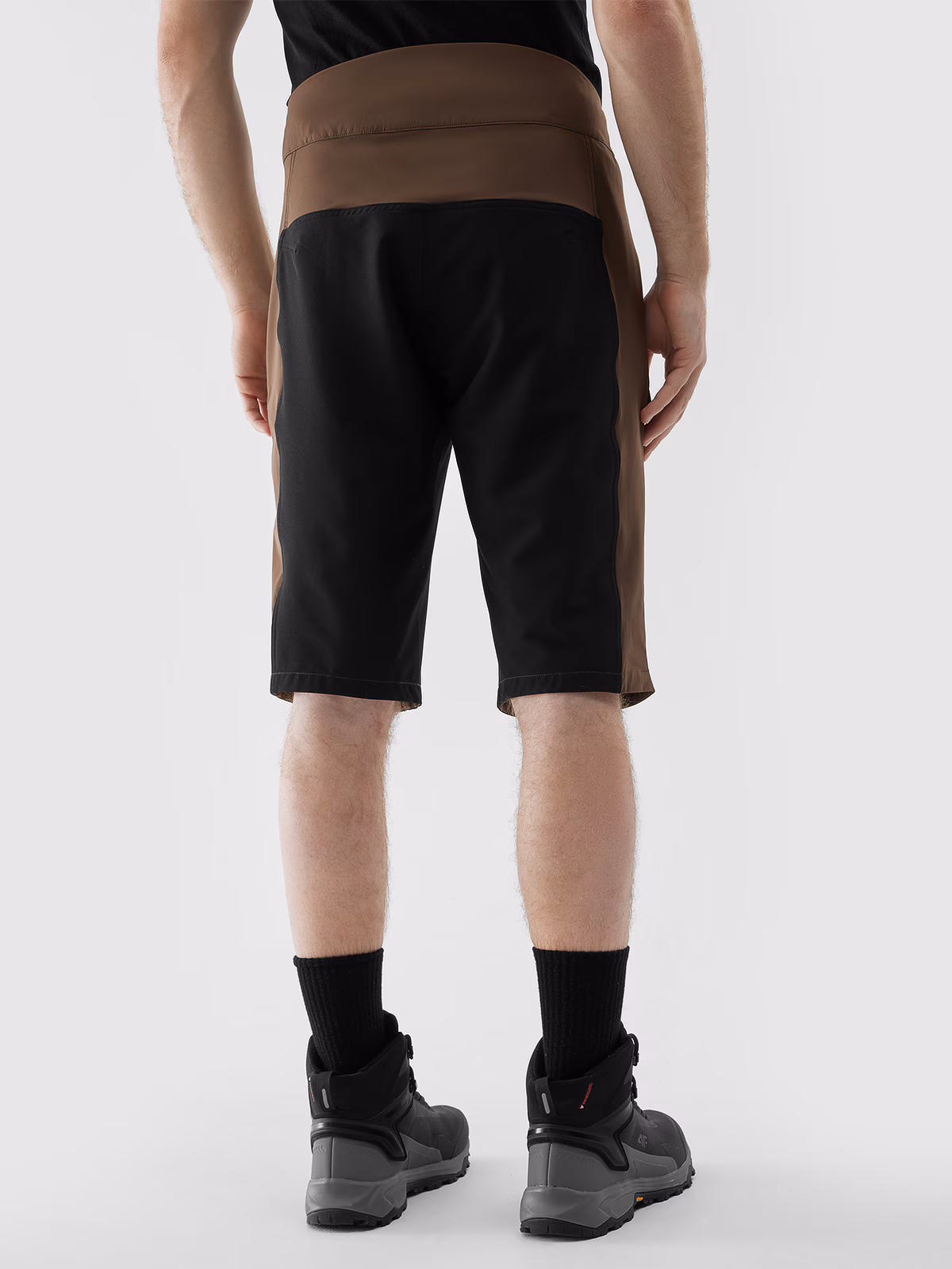 Spodenki trekkingowe 4Way Stretch męskie - brązowe