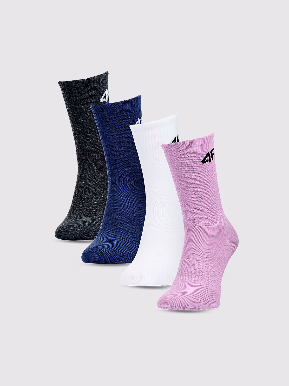 Skarpetki casual za kostkę (4-pack) dziewczęce - multikolor