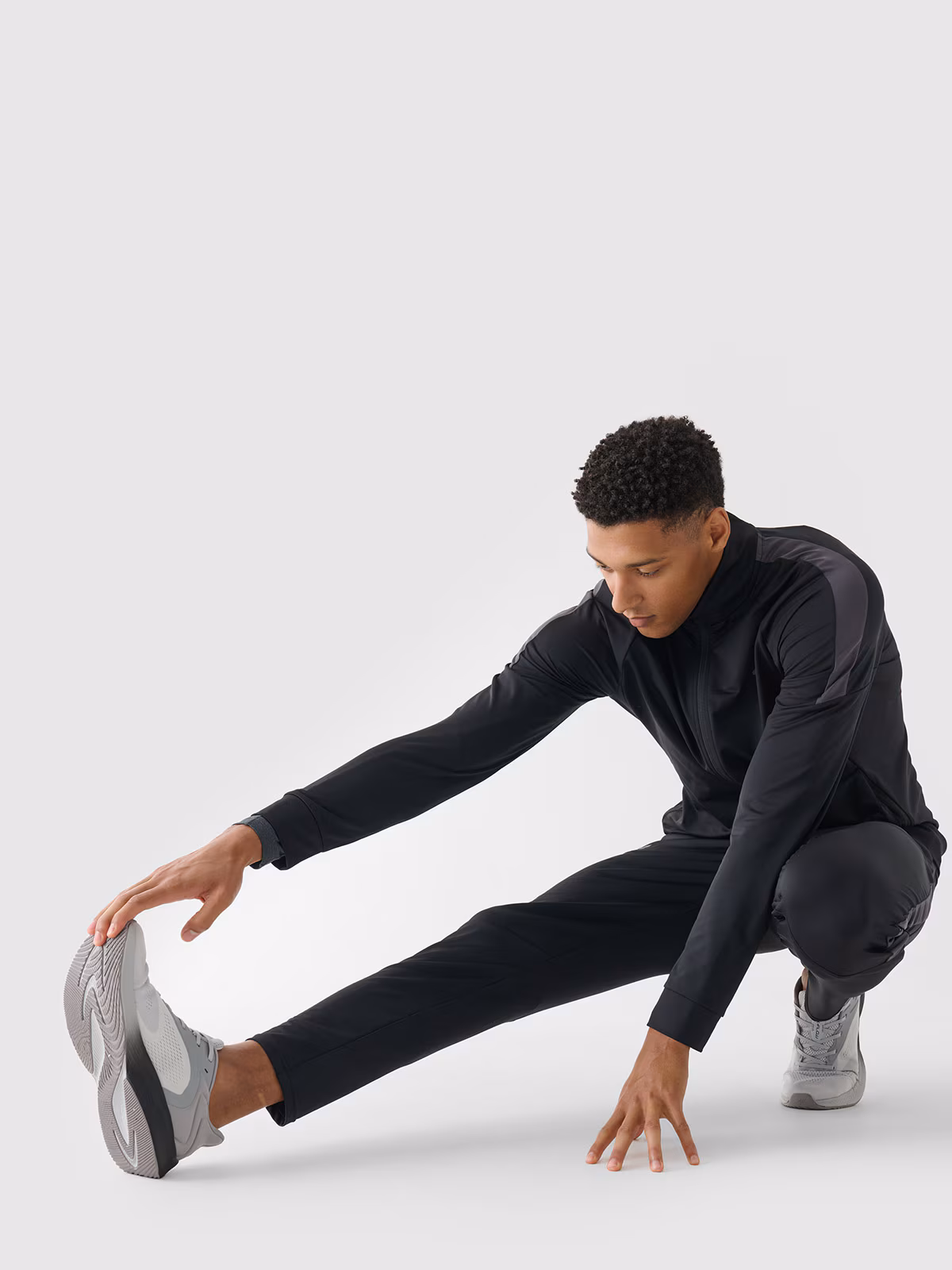 Bluza treningowa szybkoschnąca męska - czerwona