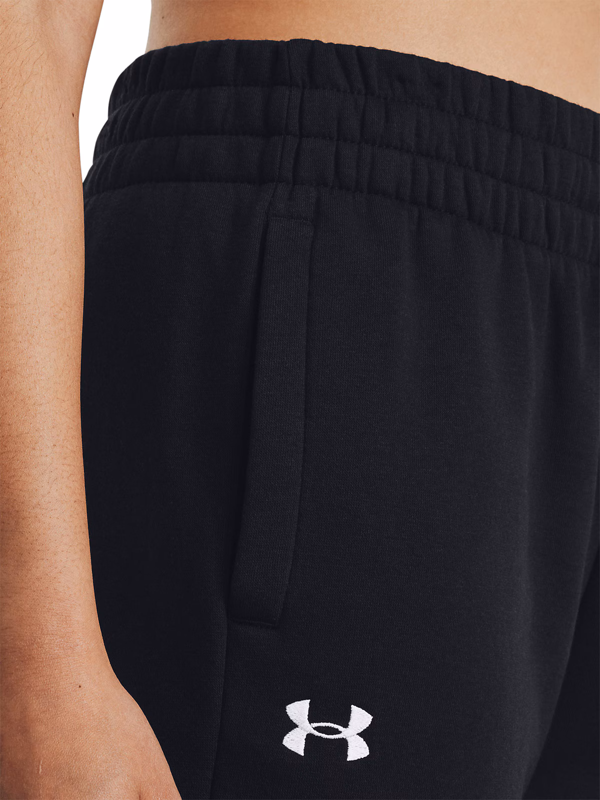 Spodnie dresowe damskie Under Armour UA Rival Fleece Jogger - czarne