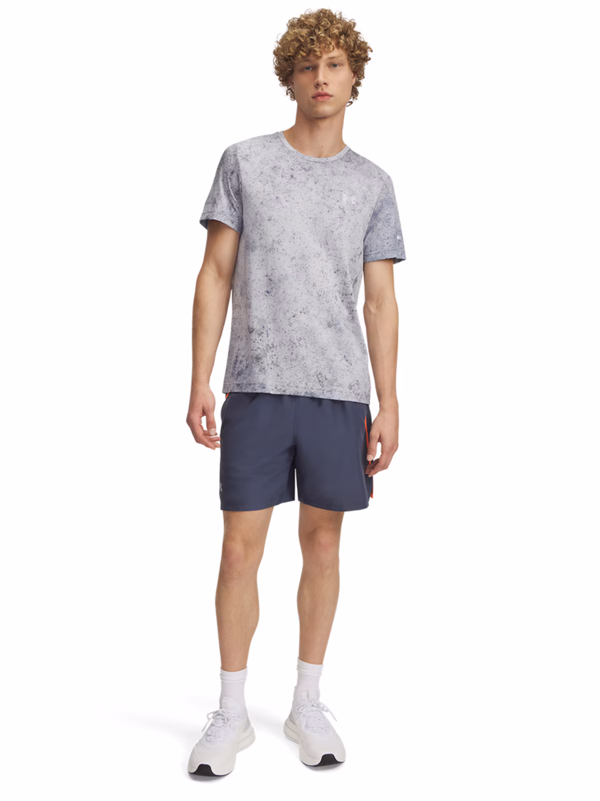 Spodenki do biegania męskie Under Armour UA Launch 7'' Shorts - szare