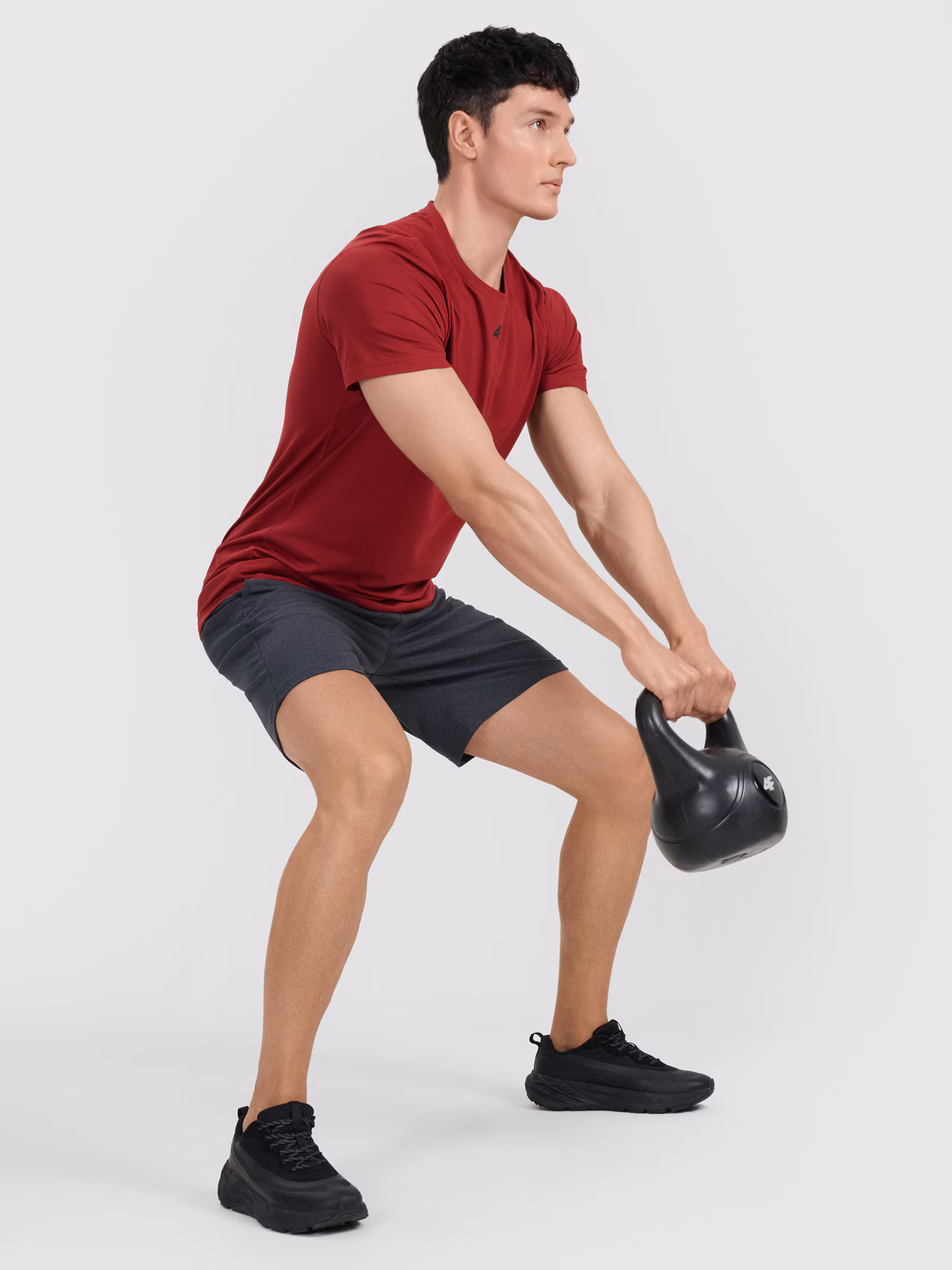 Spodenki treningowe szybkoschnące męskie - szare