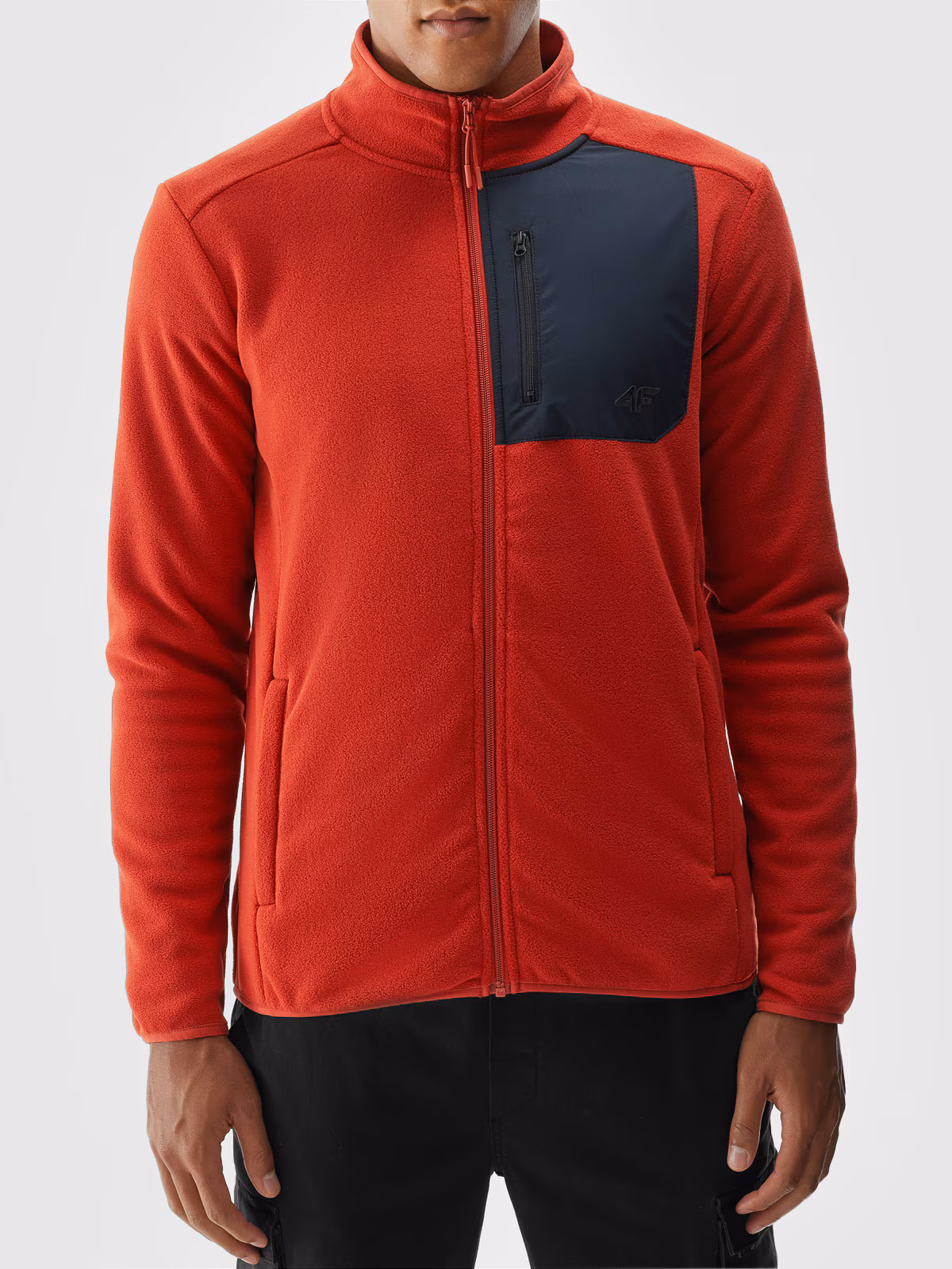 Polar ze stójką regular męski - czarny