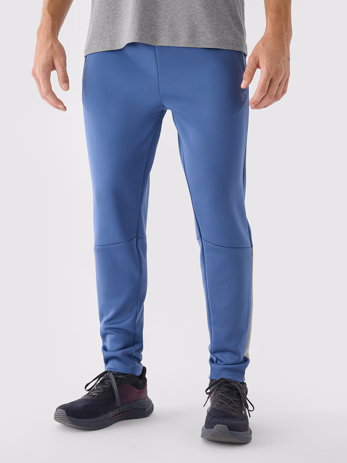 Spodnie treningowe szybkoschnące męskie - czarne