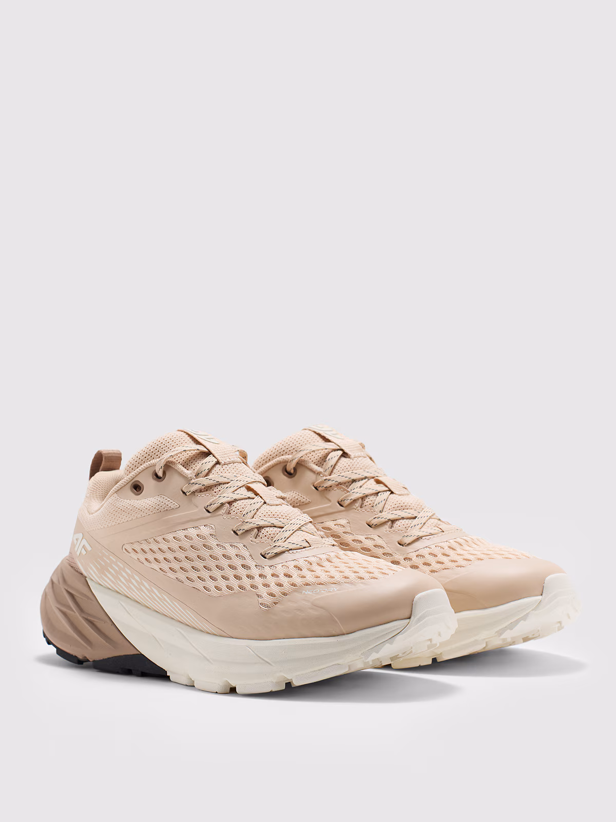 Niskie buty do trekkingu i trailu SPEED HIKER z membraną damskie - beżowe