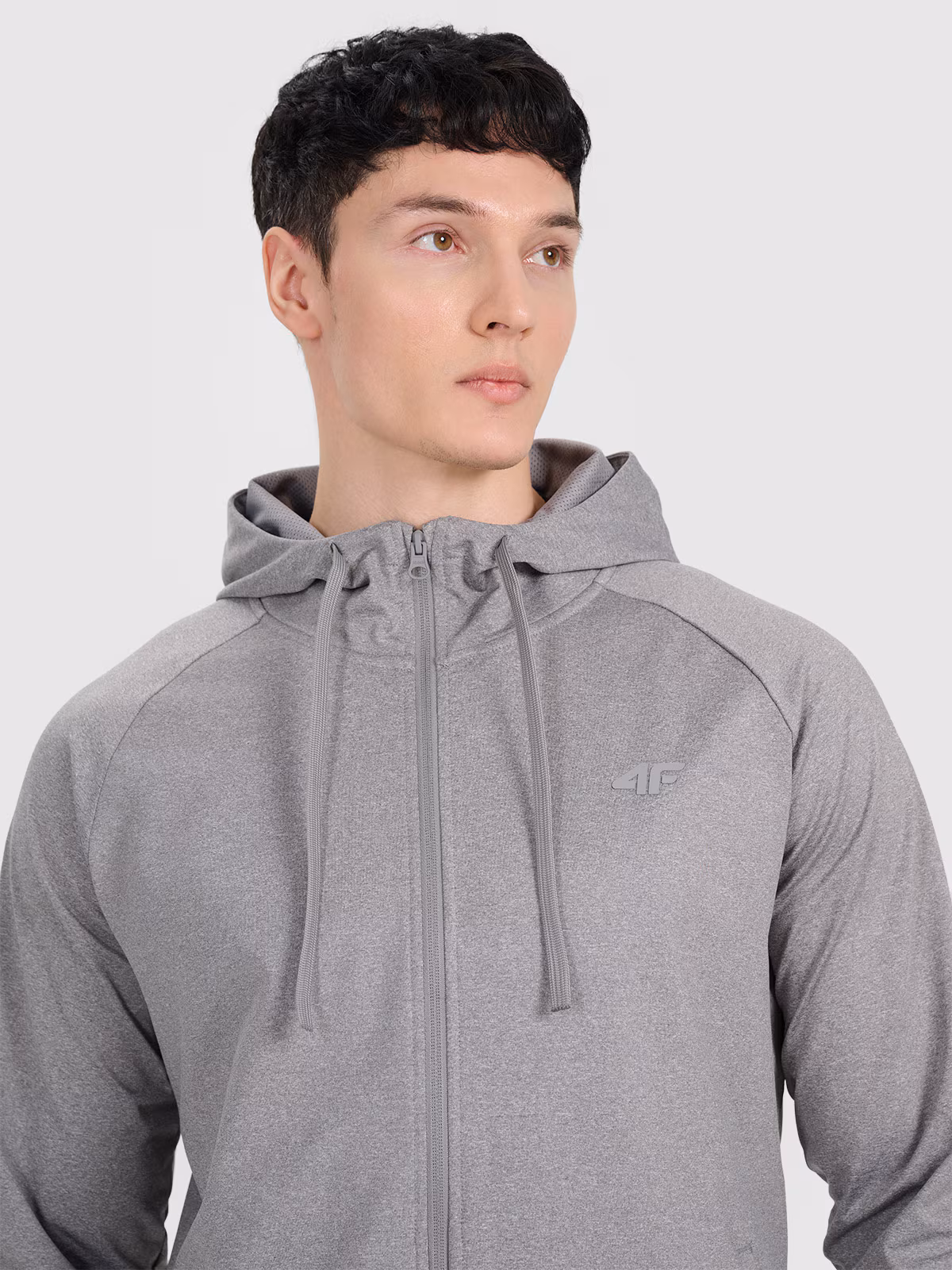 Bluza treningowa szybkoschnąca męska - czarna