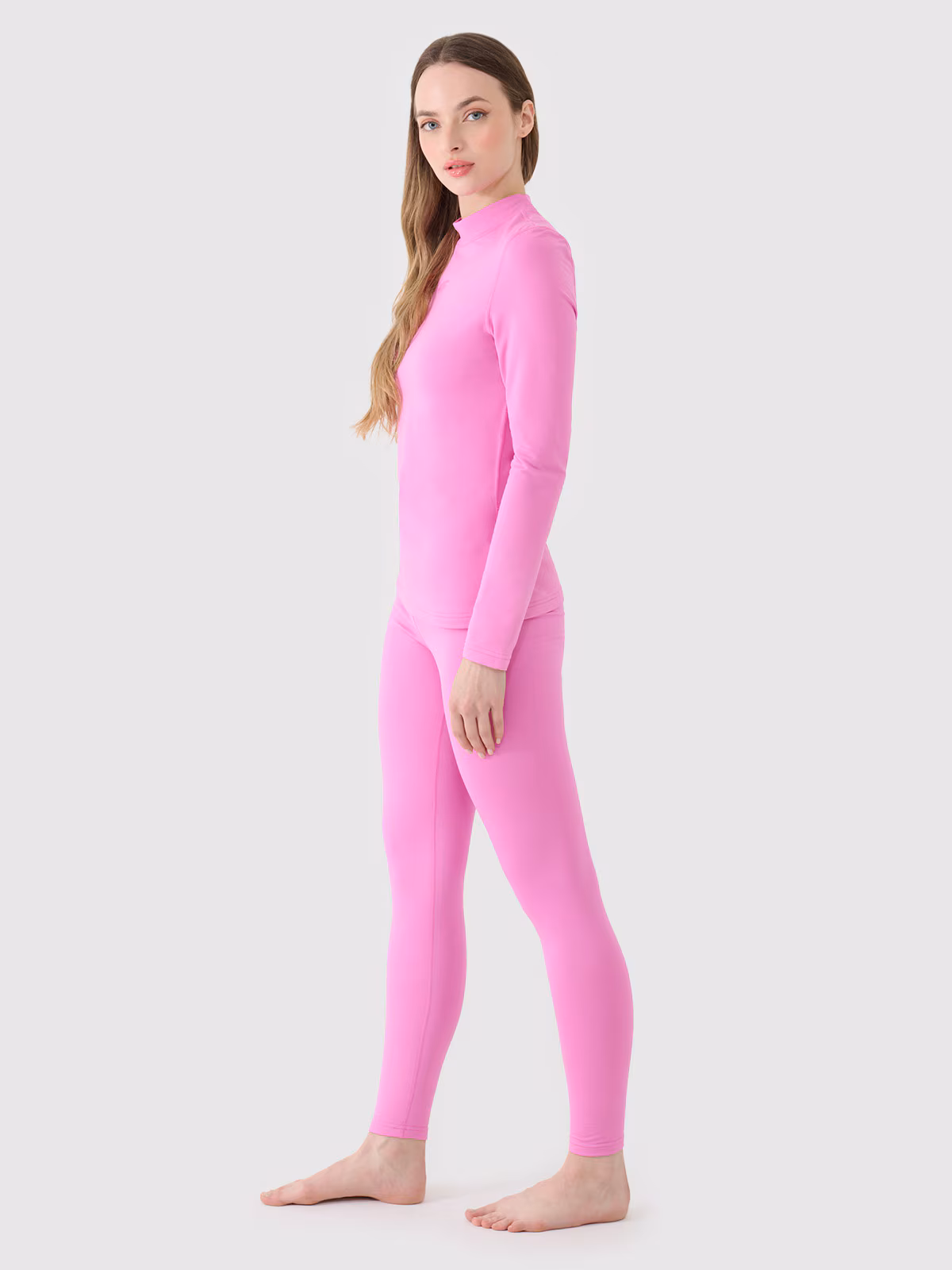 Bielizna termiczna drapana (dół) damska - czarna