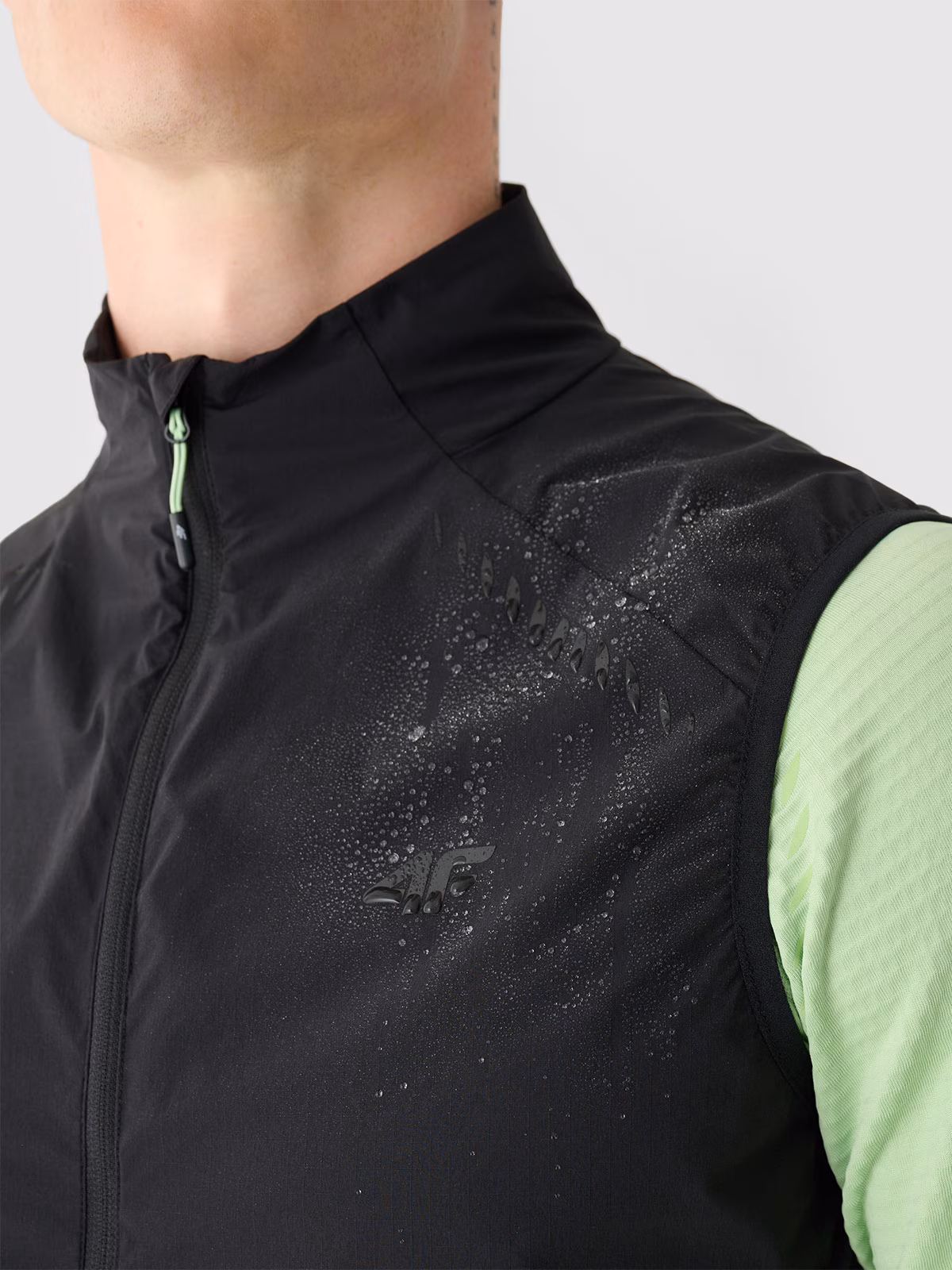 Bezrękawnik do biegania Ultralight męski - czarny