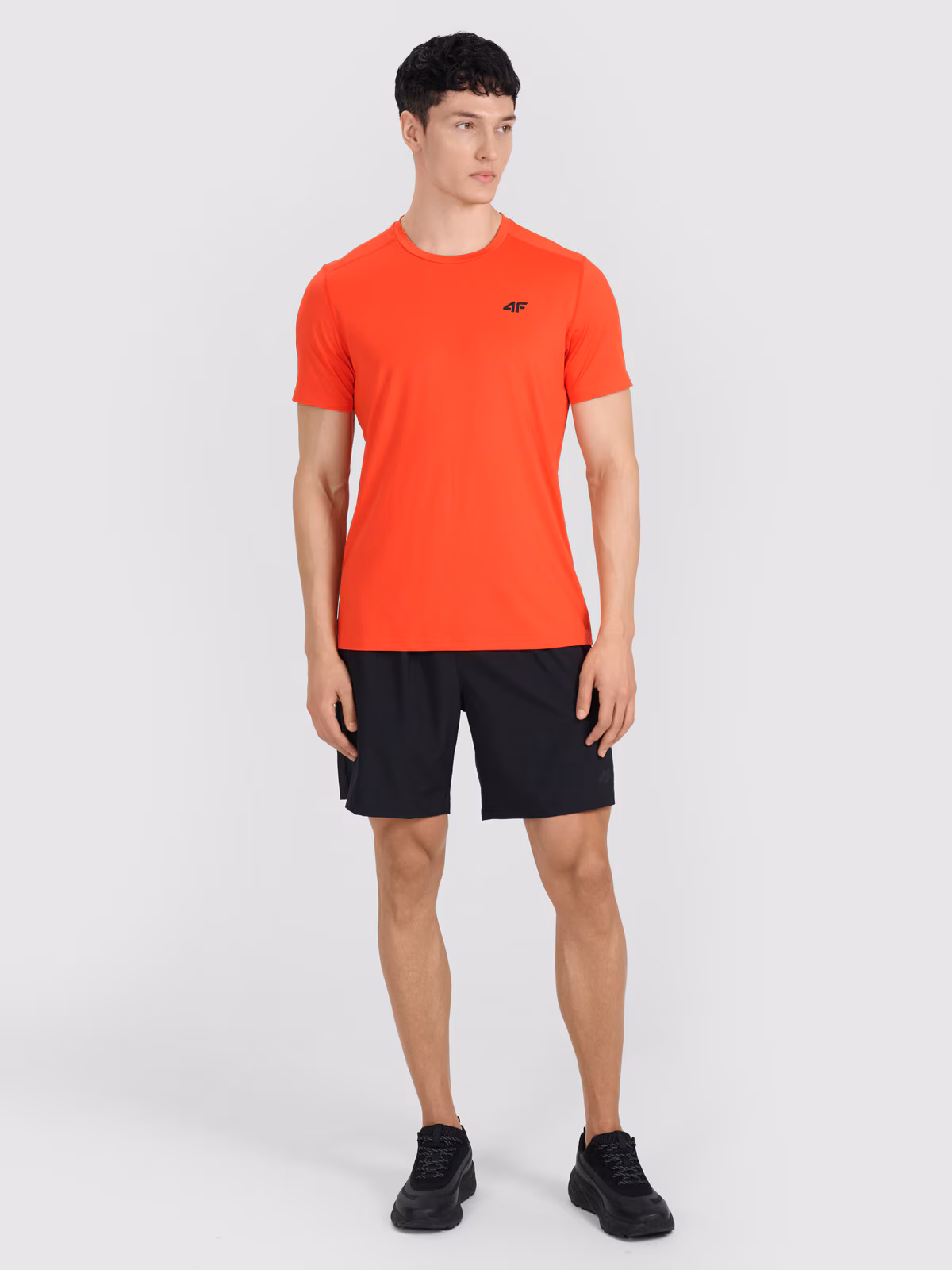 Koszulka treningowa szybkoschnąca męska - turkusowa