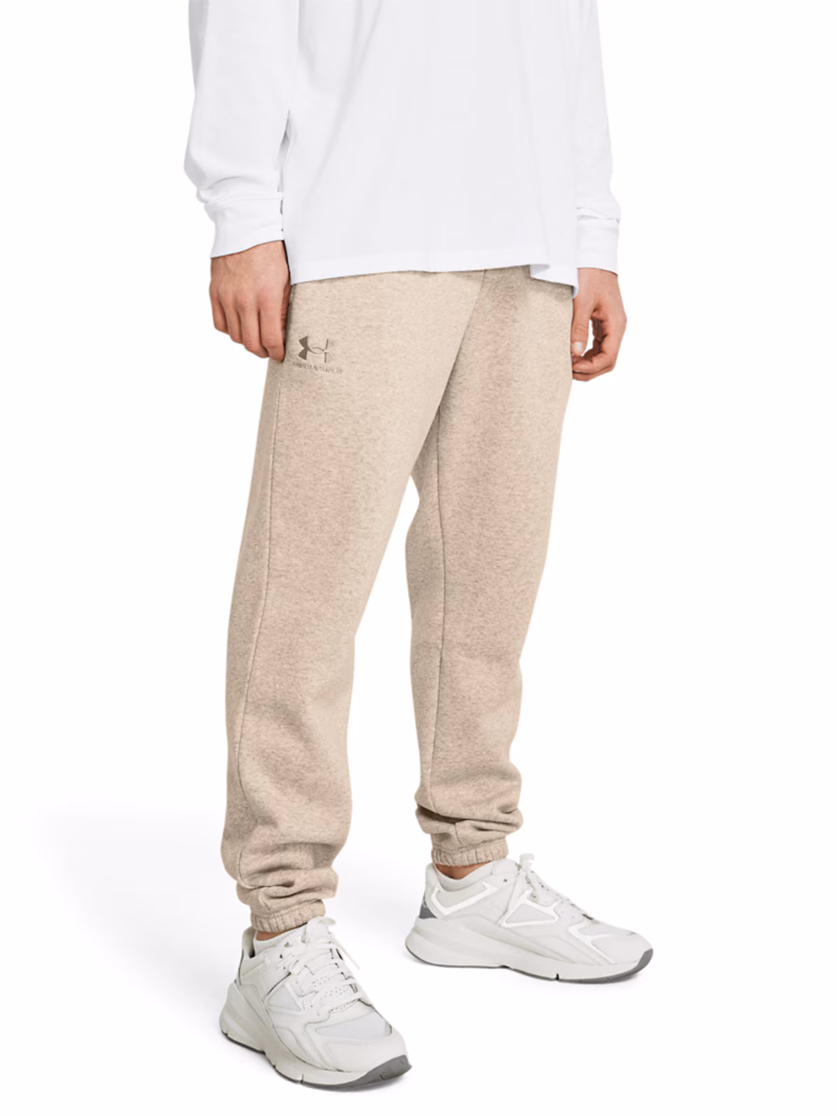 Spodnie dresowe męskie Under Armour UA Essential Fleece Jogger - szare