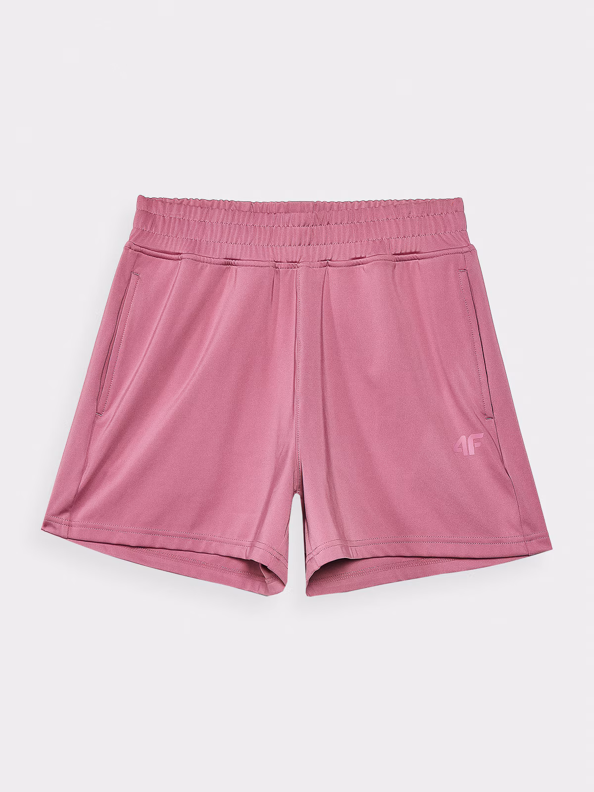 Spodenki treningowe szybkoschnące damskie - fioletowe