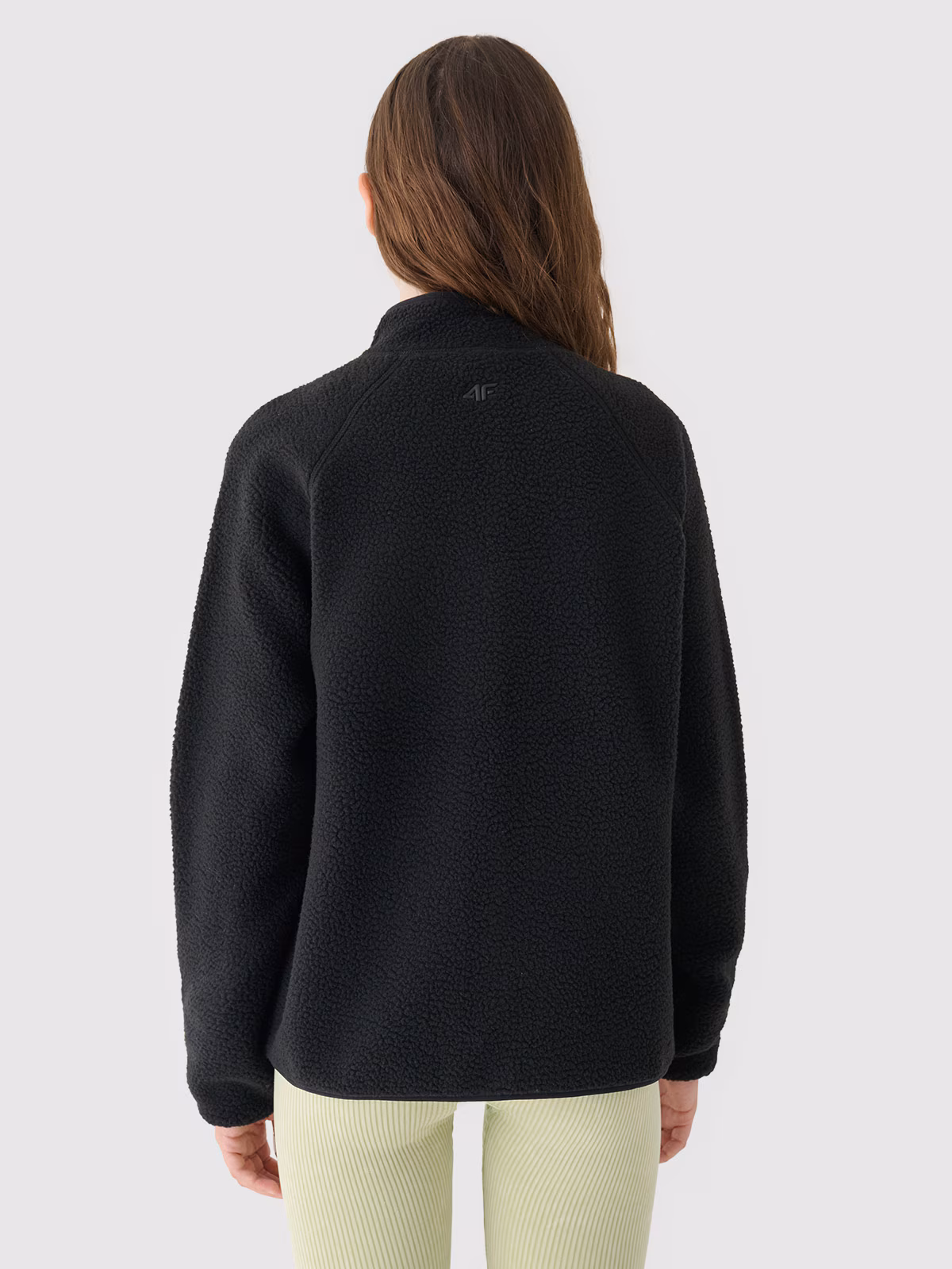 Polar sherpa ze stójką damski - czarny