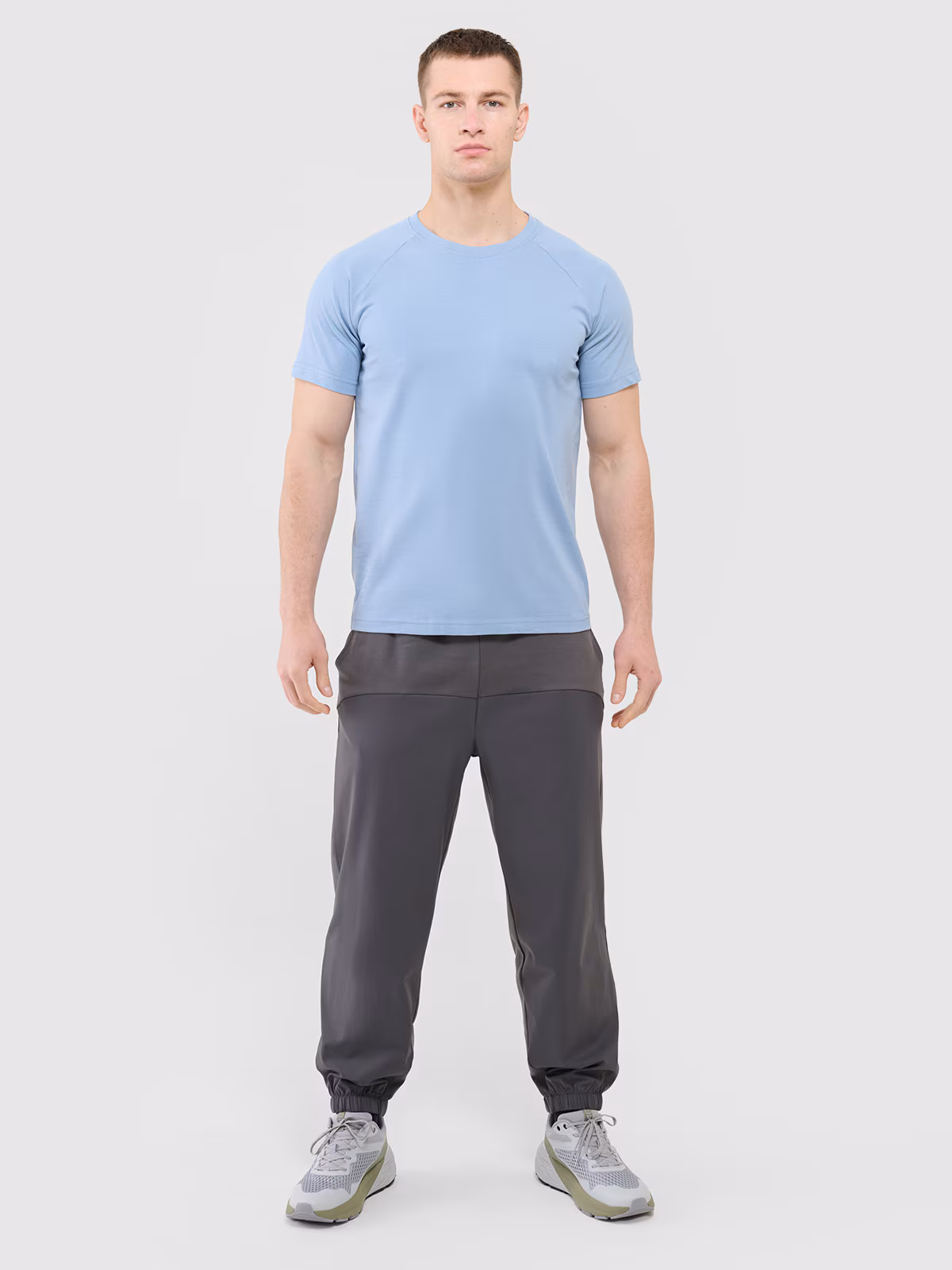 T-shirt regular męski Outhorn - beżowy