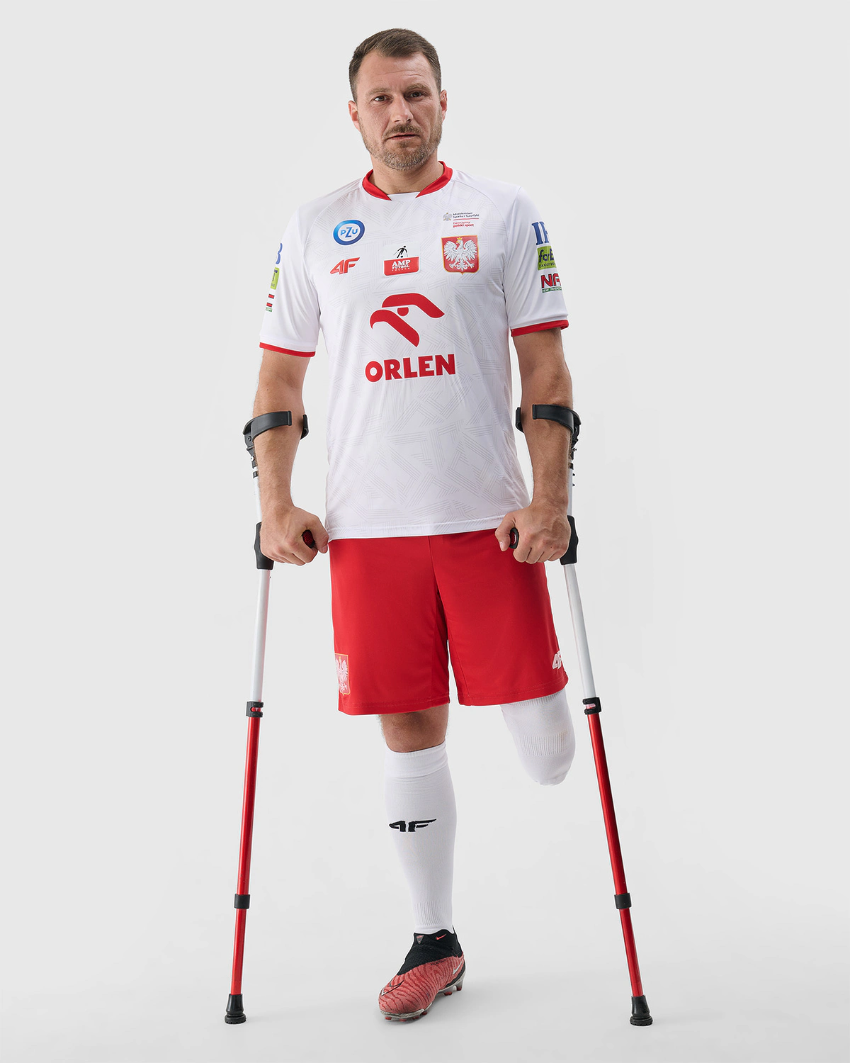 Koszulka replika domowa AMP Futbol męska - biała