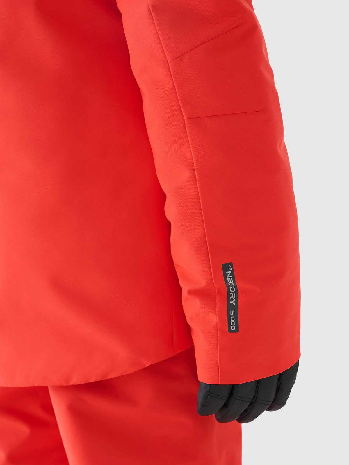 Kurtka narciarska membrana 5000 chłopięca - czerwona