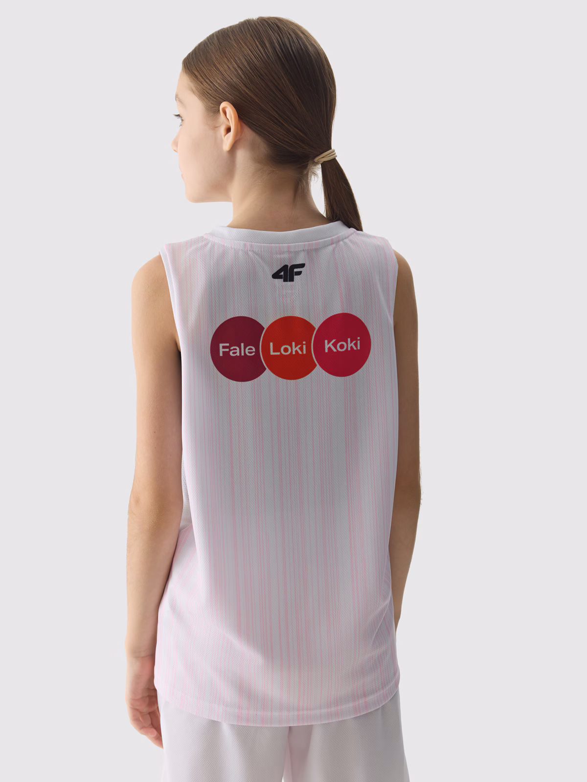 Tank top replika wyjazdowy z sezonu 2023/24 dziecięcy 4F x KS25 Basket Bydgoszcz - multikolor
