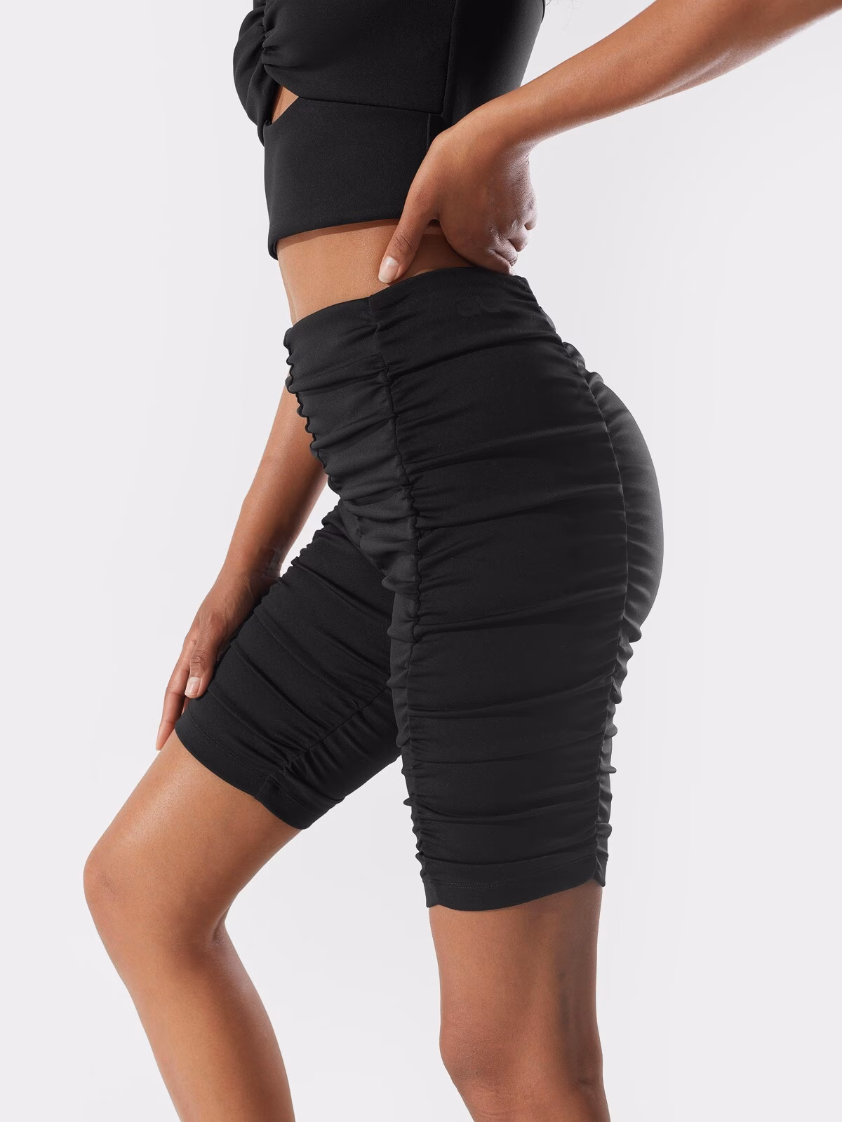 Legginsy kolarki z materiałów z recyklingu damskie 4F x Anna Lewandowska