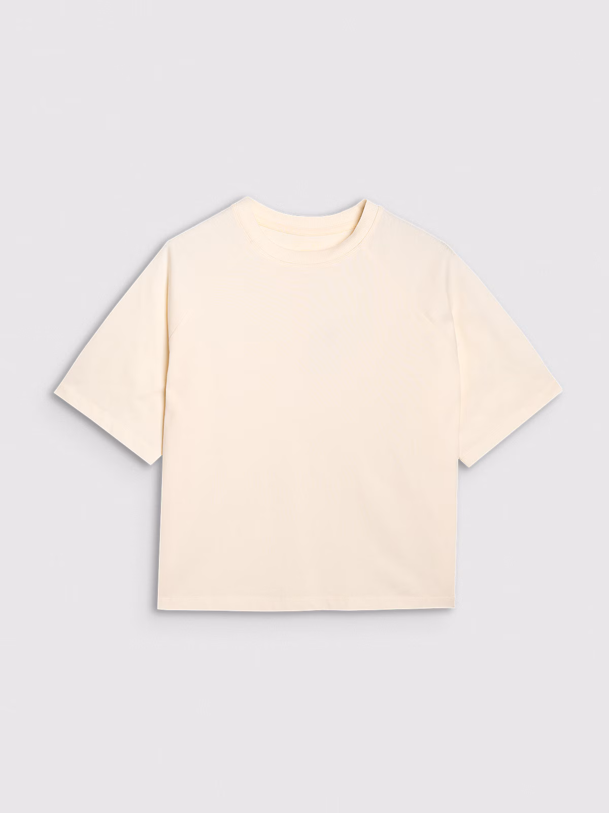 T-shirt oversize gładki damski - czarny