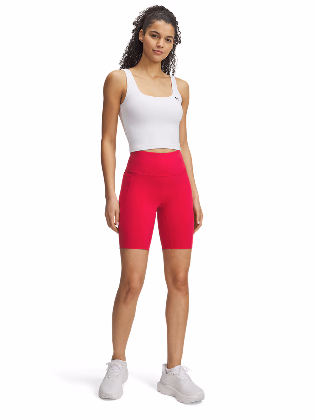 Spodenki treningowe damskie Under Armour Motion Bike Short Emea - szare