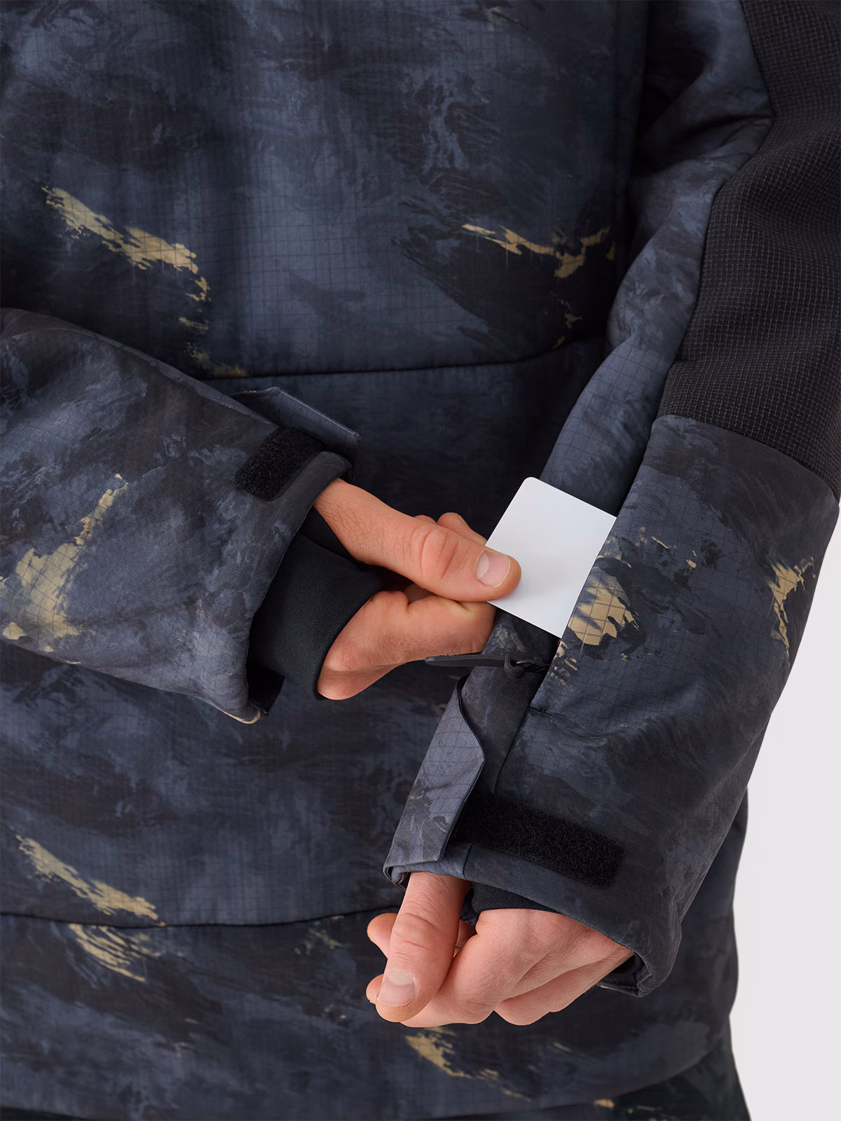 Kurtka snowboardowa membrana 8000 męska - czarna