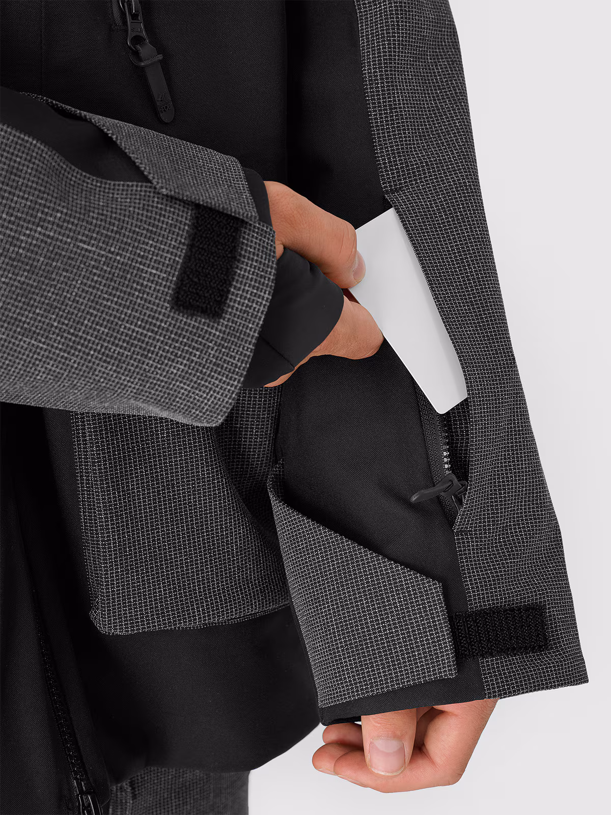 Kurtka snowboardowa membrana 10000 męska - biała