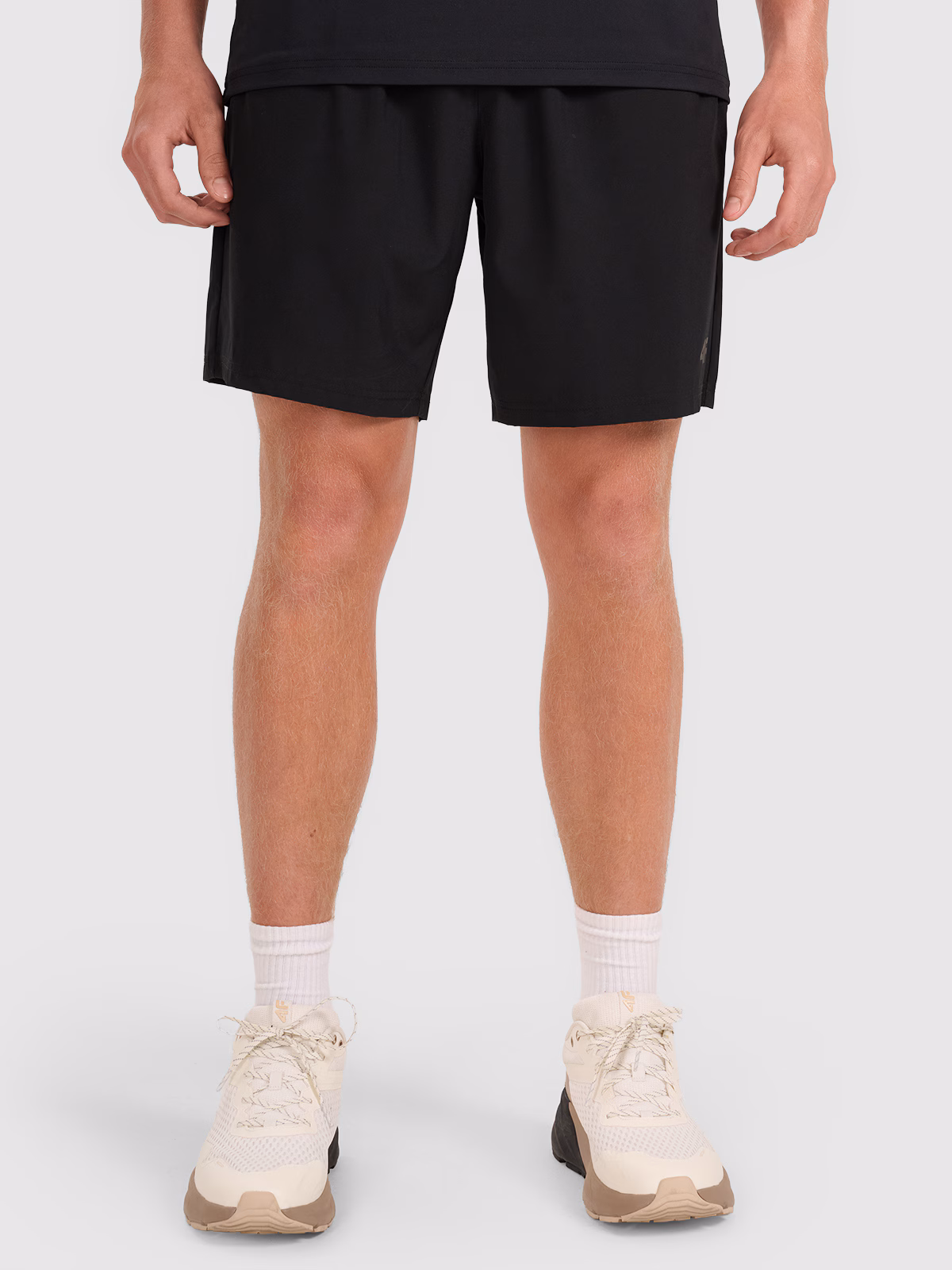 Spodenki treningowe szybkoschnące męskie - czarne