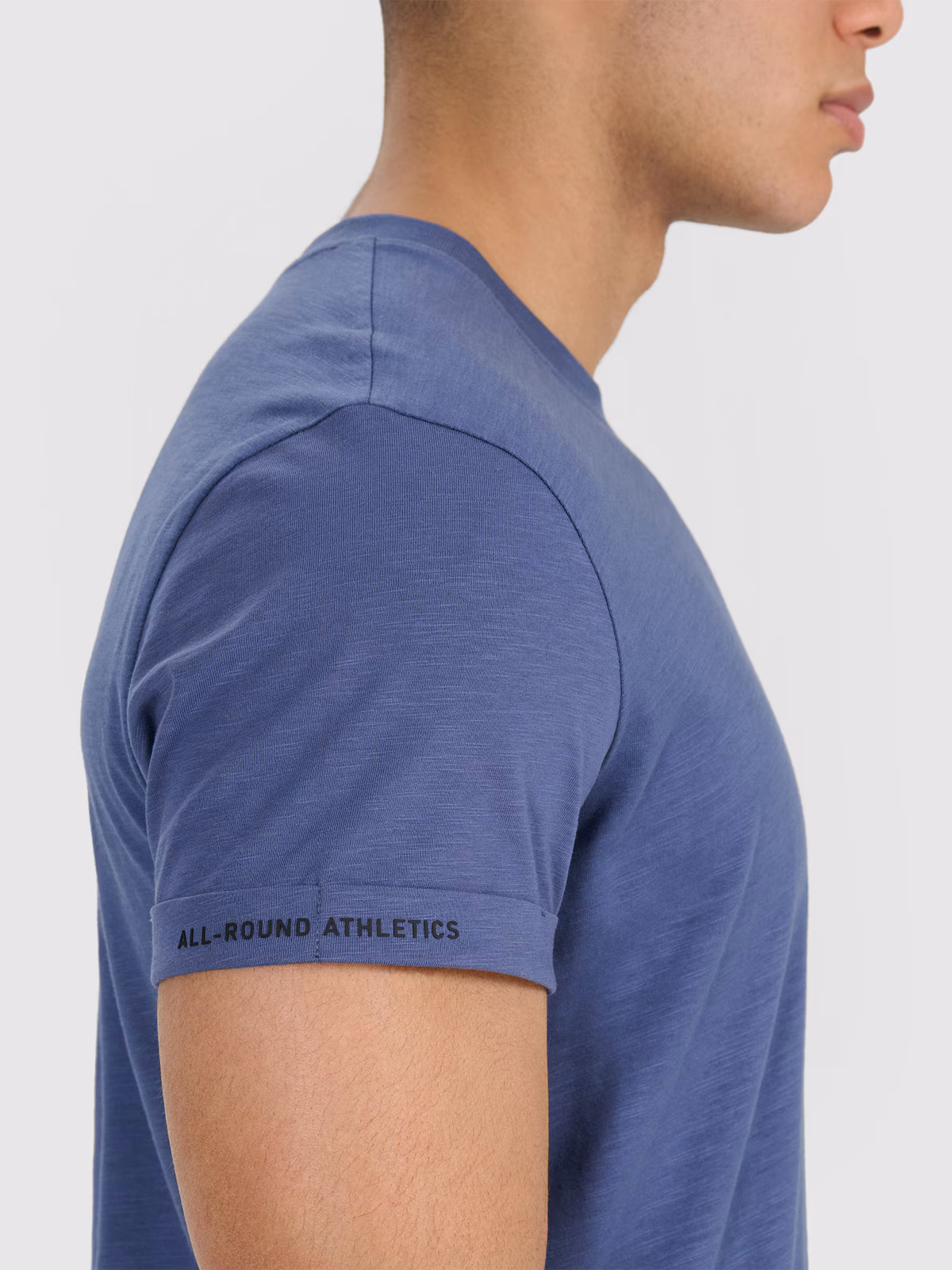 T-shirt regular gładki męski - biały