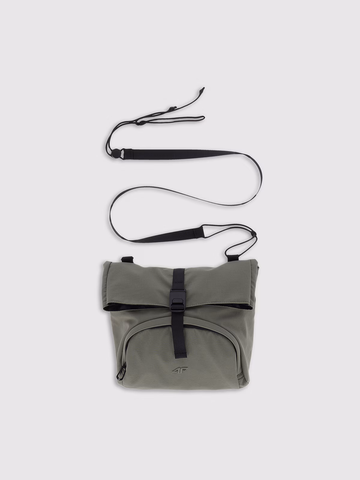 Saszetka crossbody uniseks - czarna