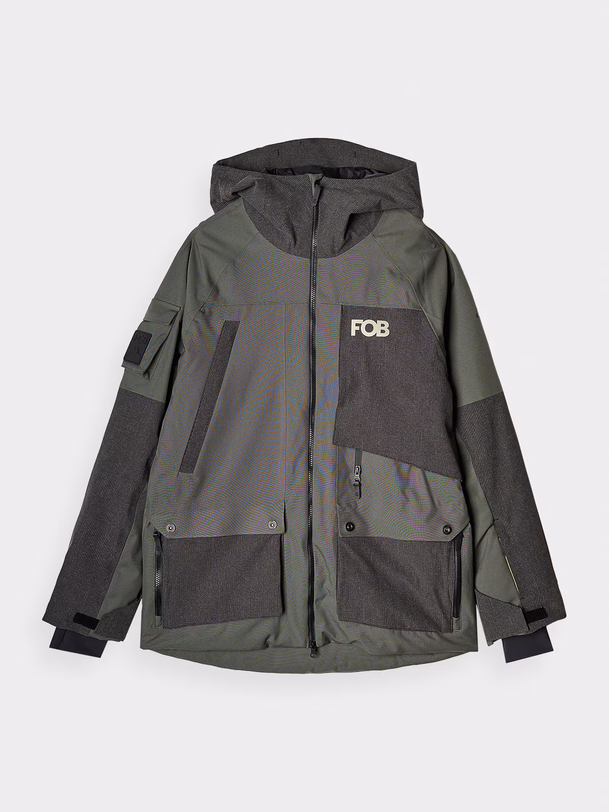 Kurtka snowboardowa membrana 10000 męska - biała