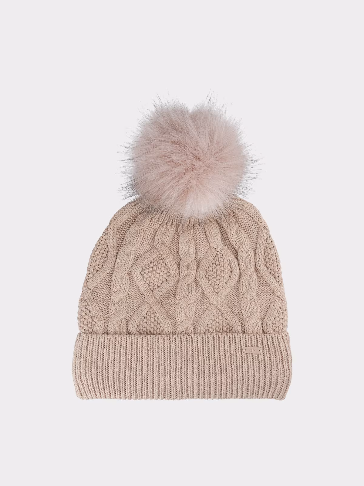 Czapka zimowa damska - różowa