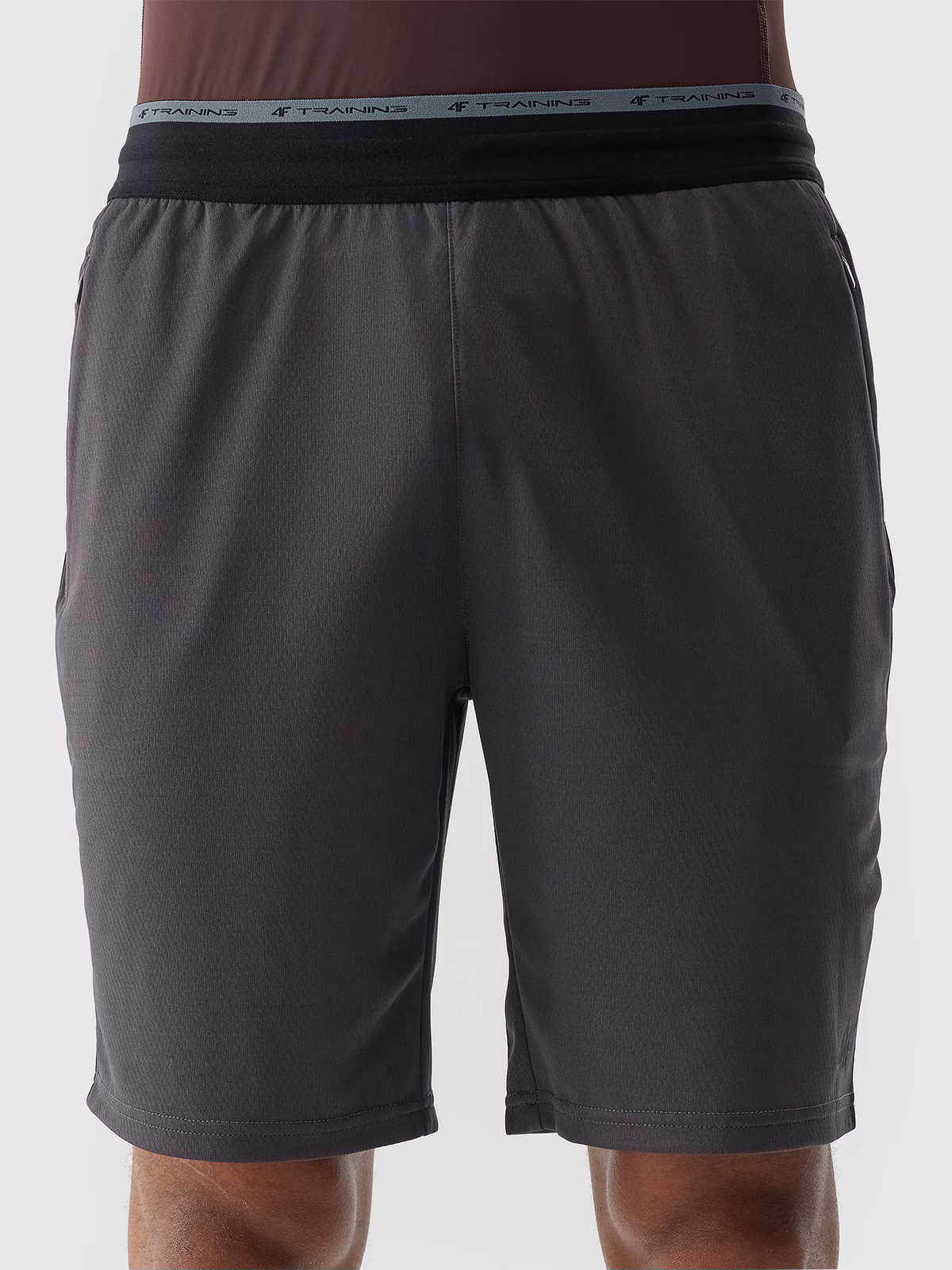 Spodenki treningowe szybkoschnące męskie - szare