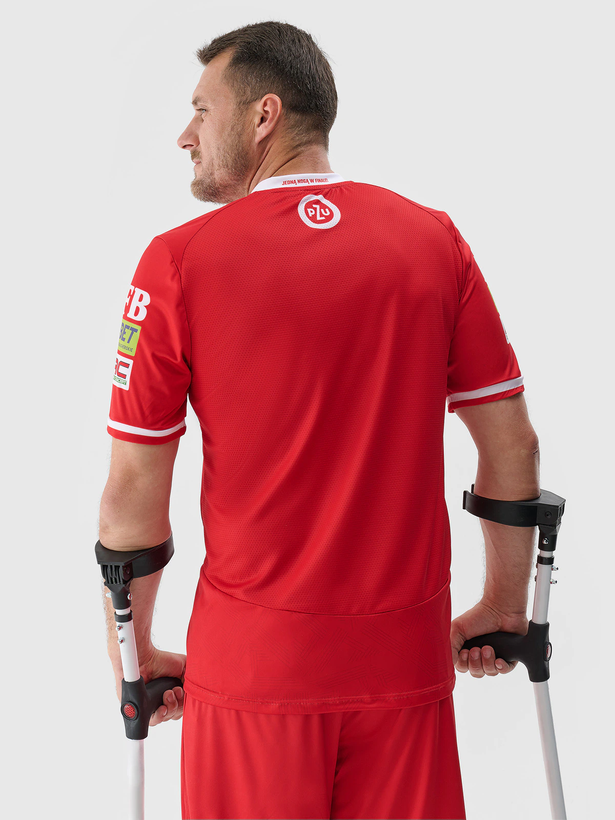 Koszulka replika domowa AMP Futbol męska - biała