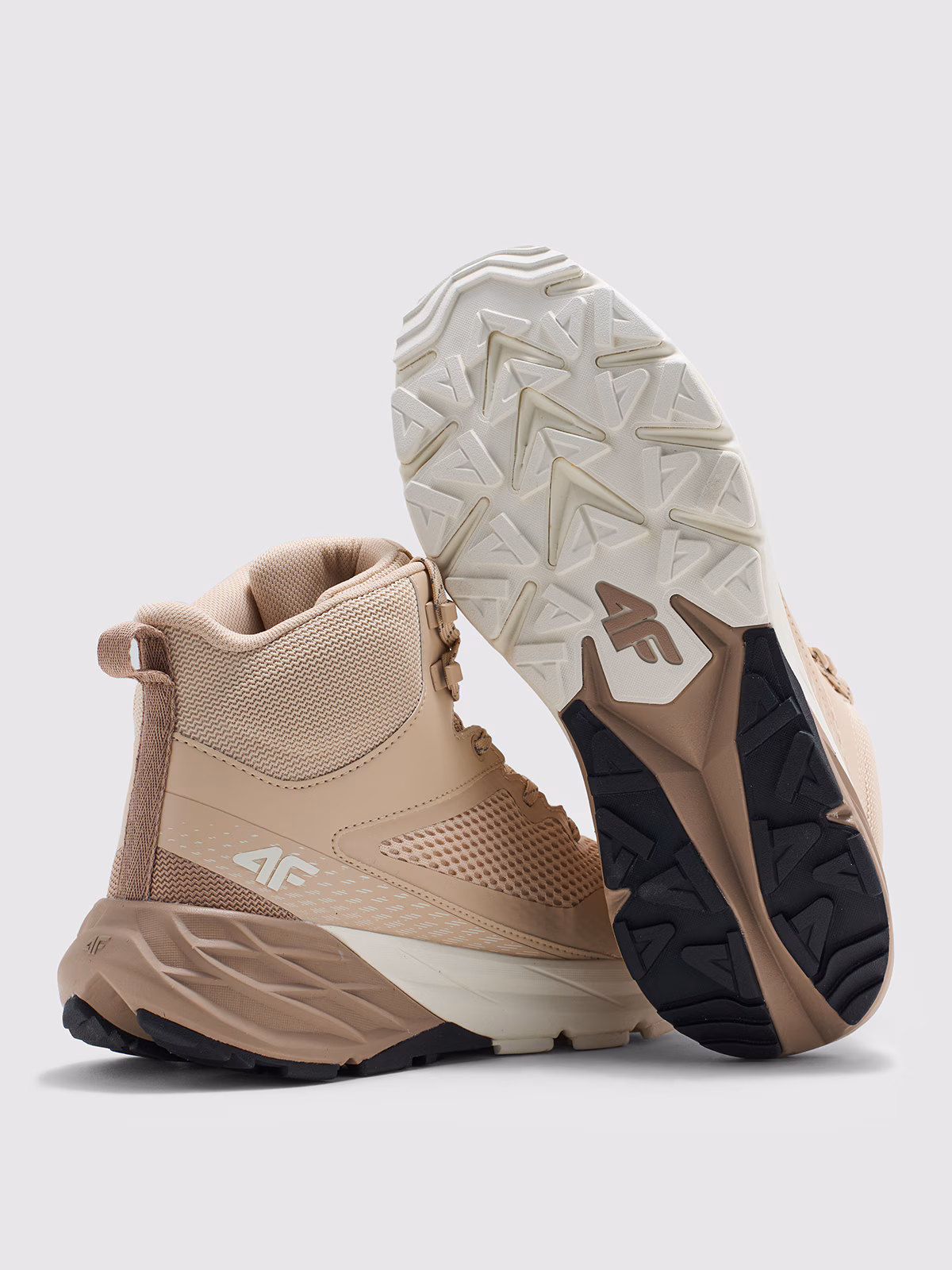 Wysokie buty trekkingowe SPEED HIKER z membraną damskie - beżowe