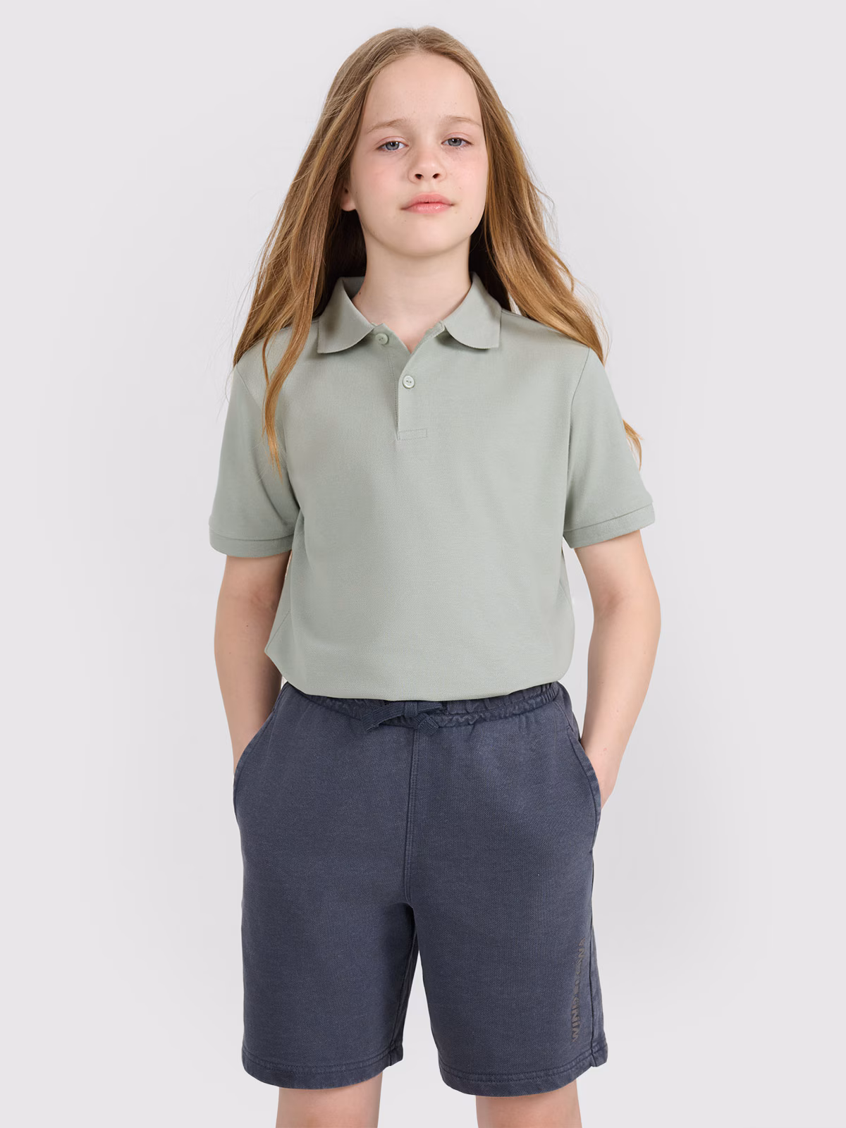 Koszulka polo dziecięca - zielona
