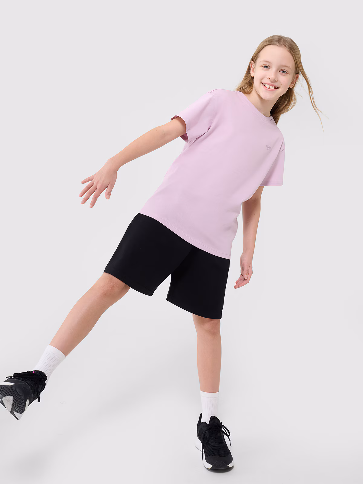 Spodenki dresowe dziewczęce - czarne