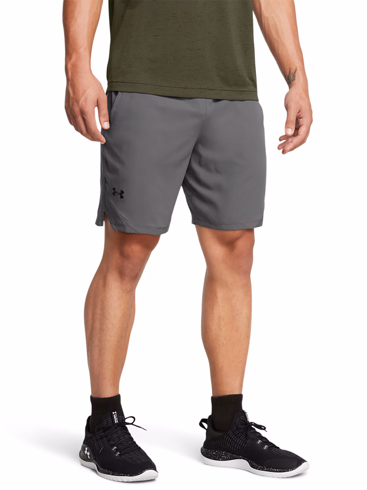 Spodenki treningowe męskie Under Armour UA Vanish Woven 8in Shorts - szare