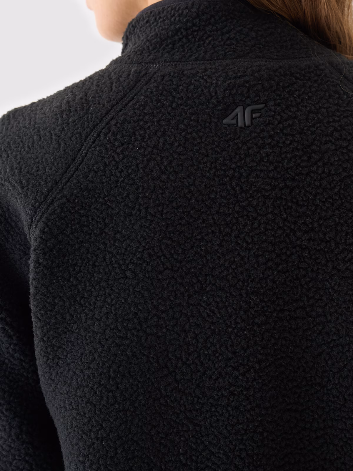 Polar sherpa ze stójką damski - czarny