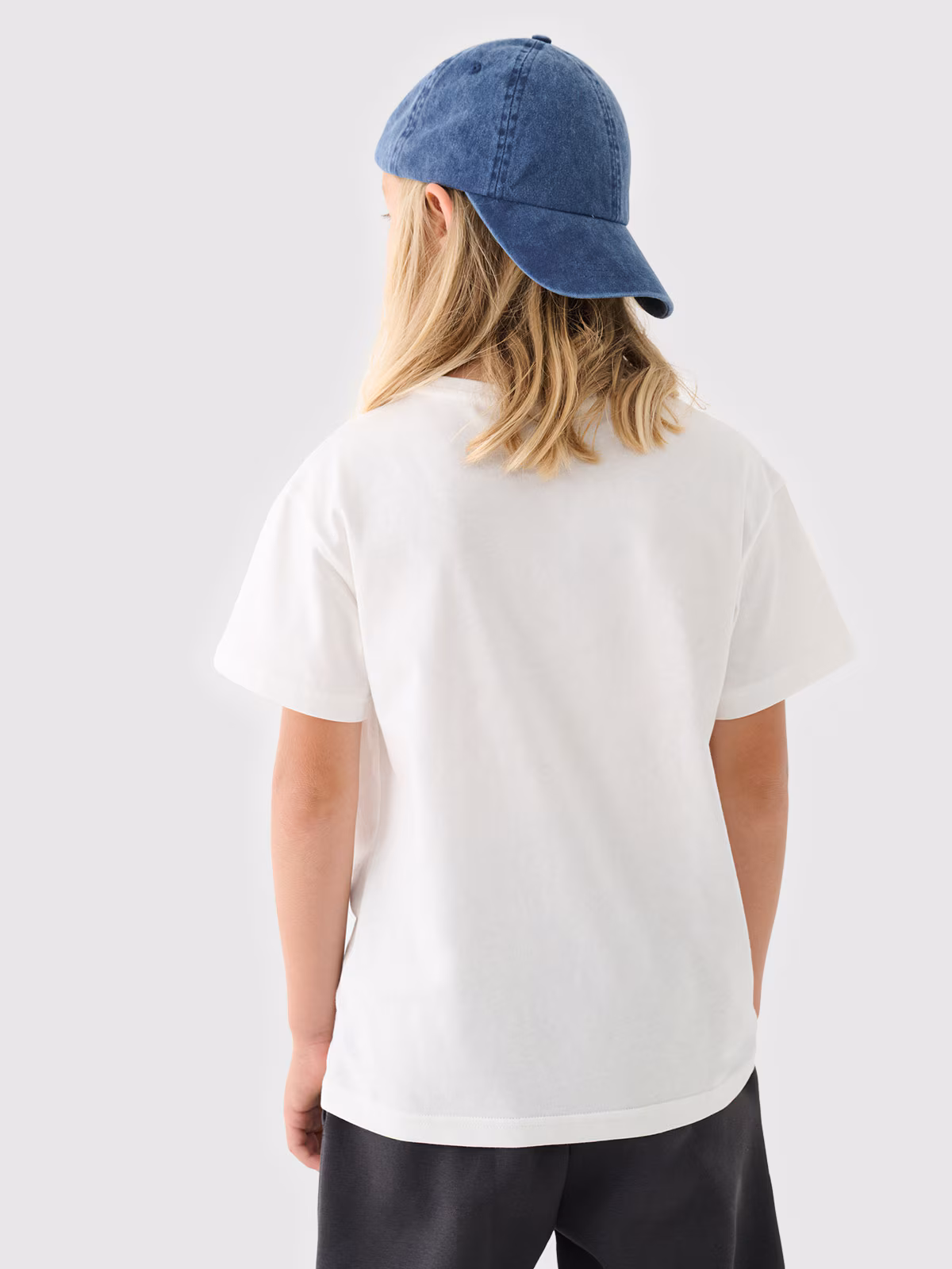 T-shirt gładki (2-pack) dziecięcy - multikolor