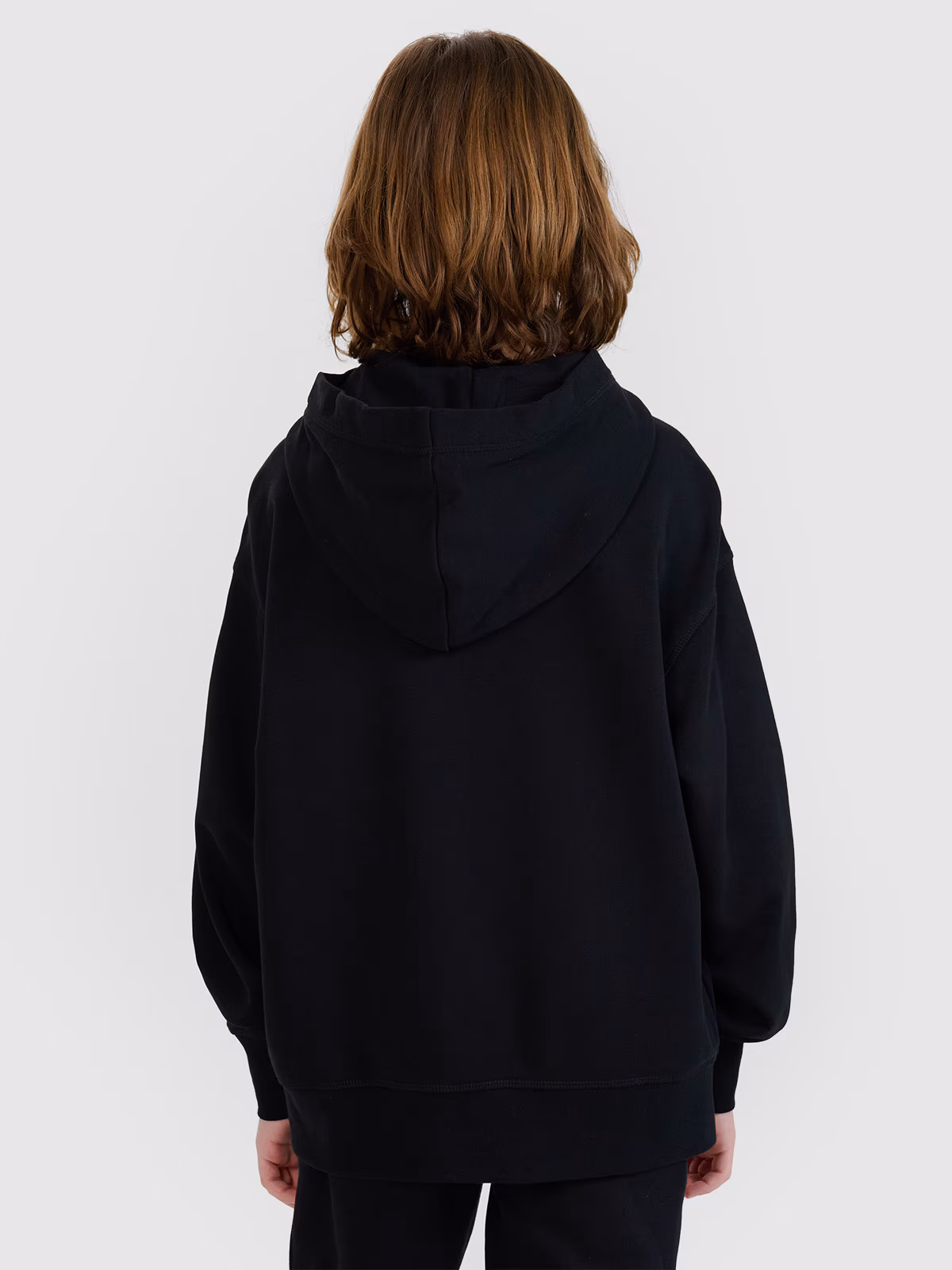 Bluza dresowa nierozpinana z kapturem chłopięca - czerwona