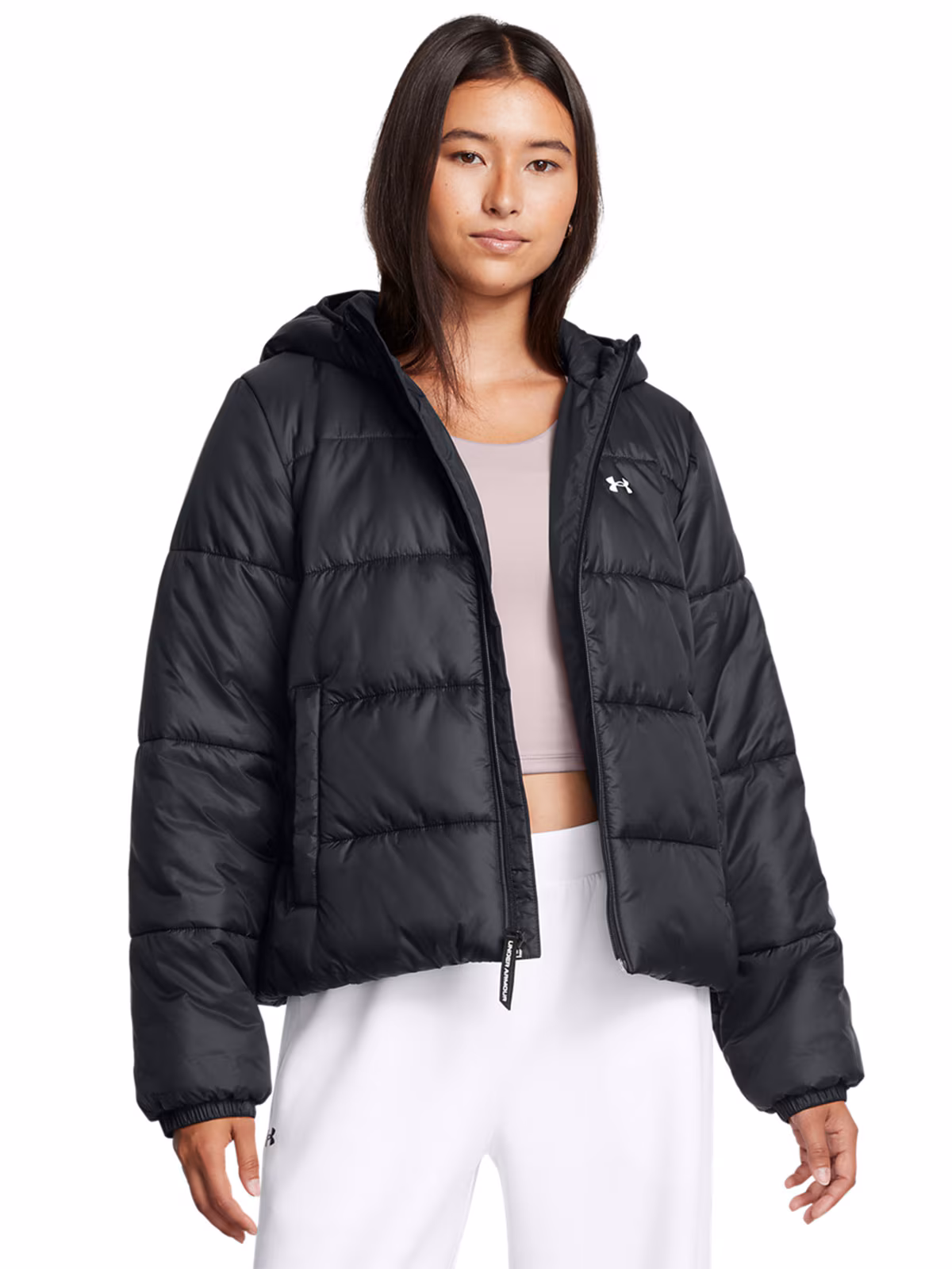 Kurtka puchowa z wypełnieniem syntetycznym damska Under Armour Lw Insulate Jacket - szara