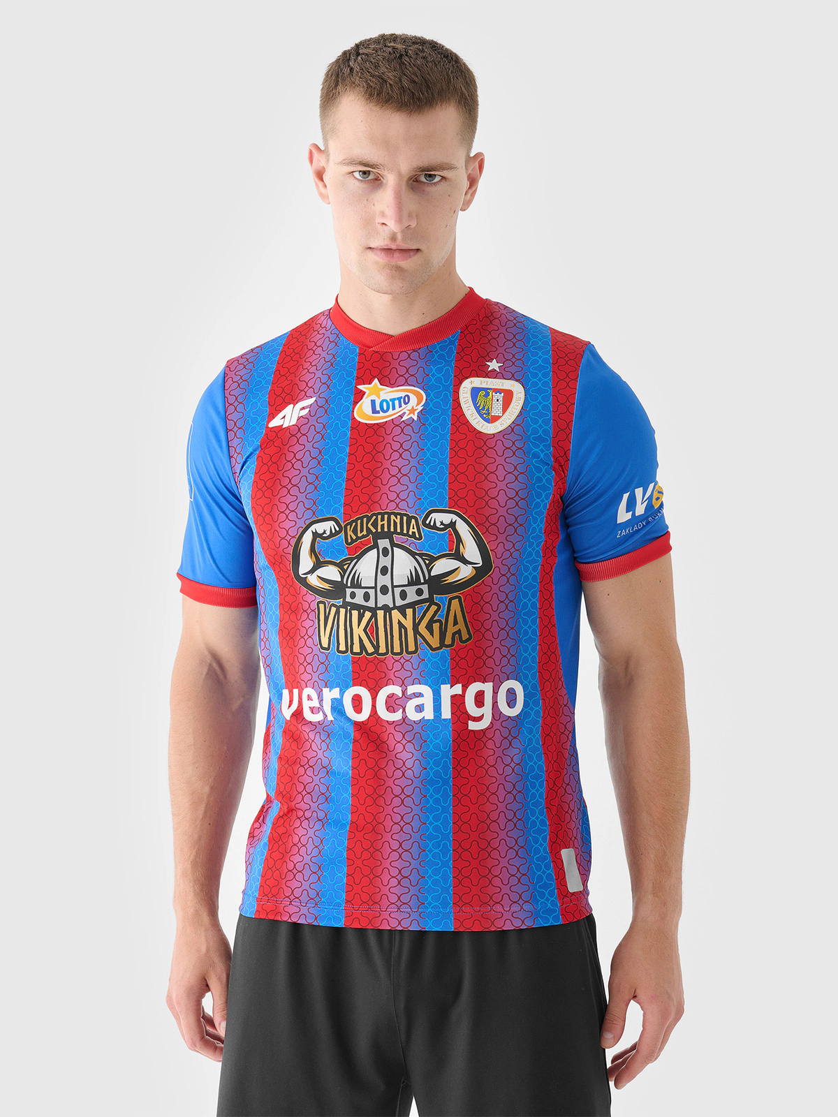 Koszulka klubowa wyjazdowa z sezonu 2024/25 męska 4F x Piast Gliwice - multikolor